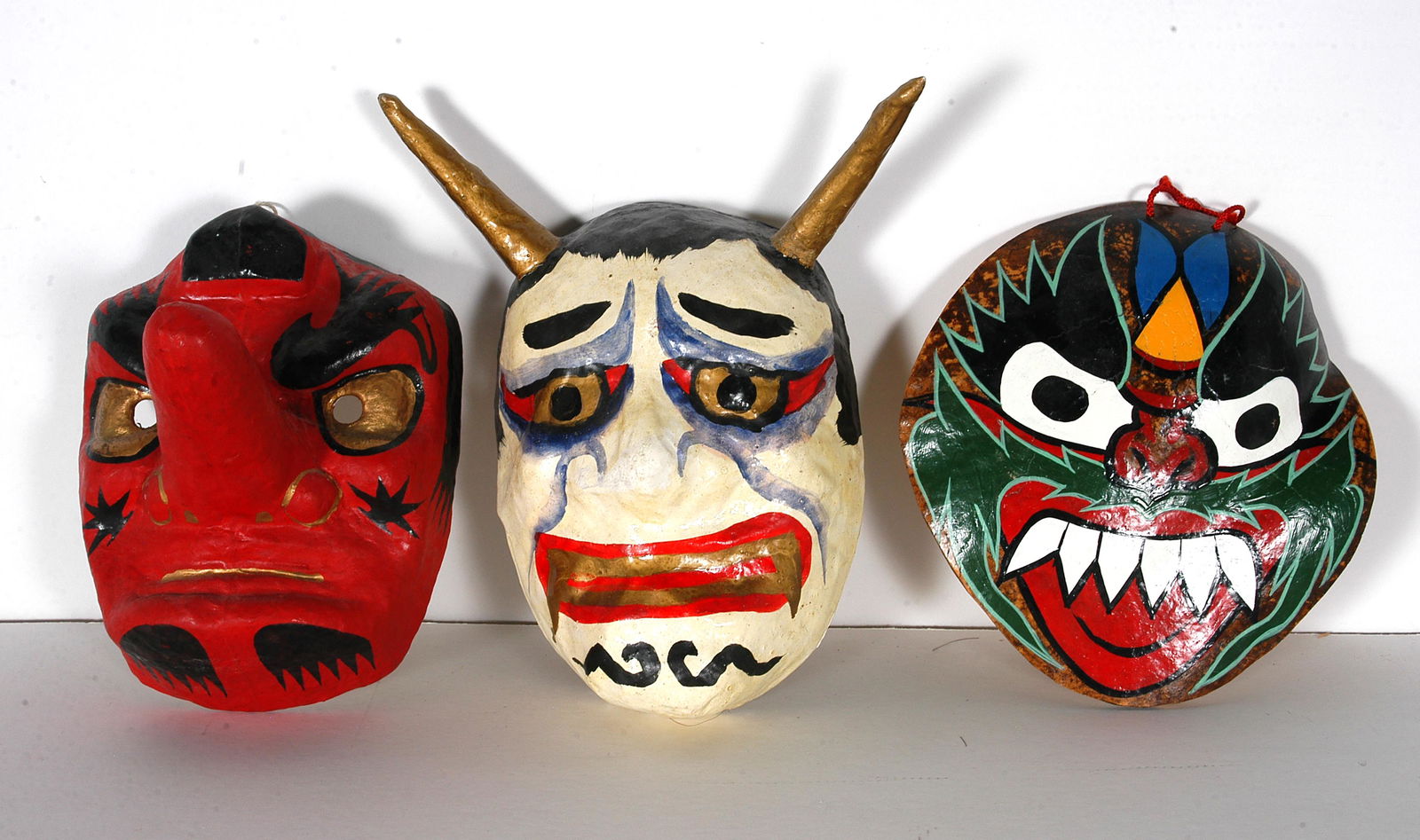 Japanese Makers. Three Masks. (1 of 1)
