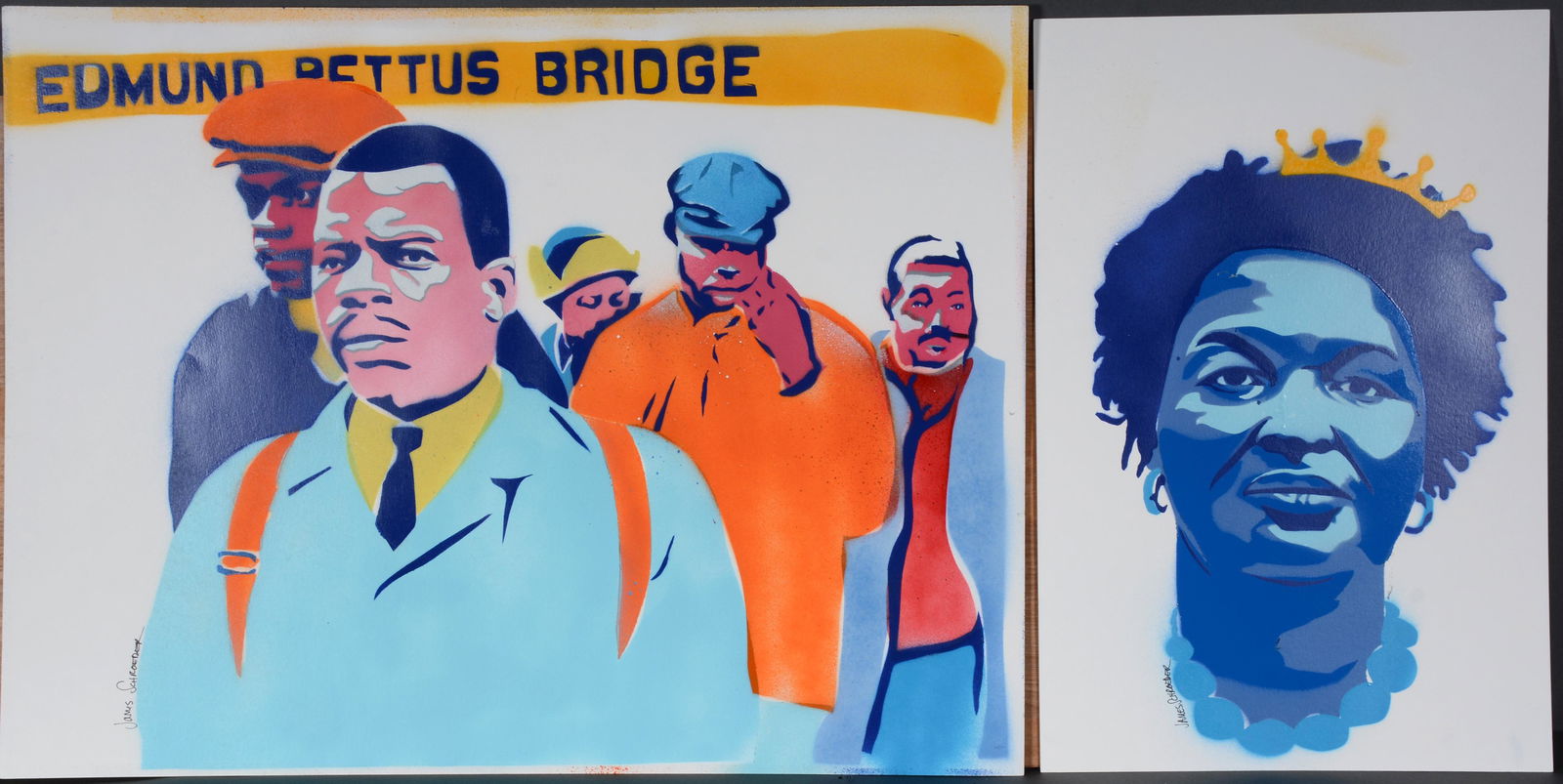 James Schroeder. E. Pettus Bridge & Stacy Abrams. (1 of 3)