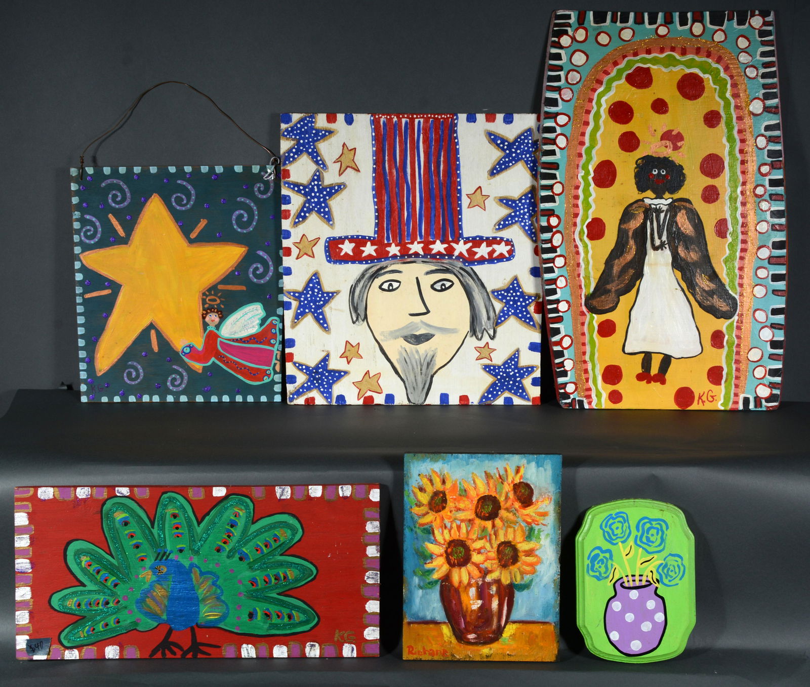 Kristen G. & Catherine G. 6 Uplifting Paintings. (1 of 1)