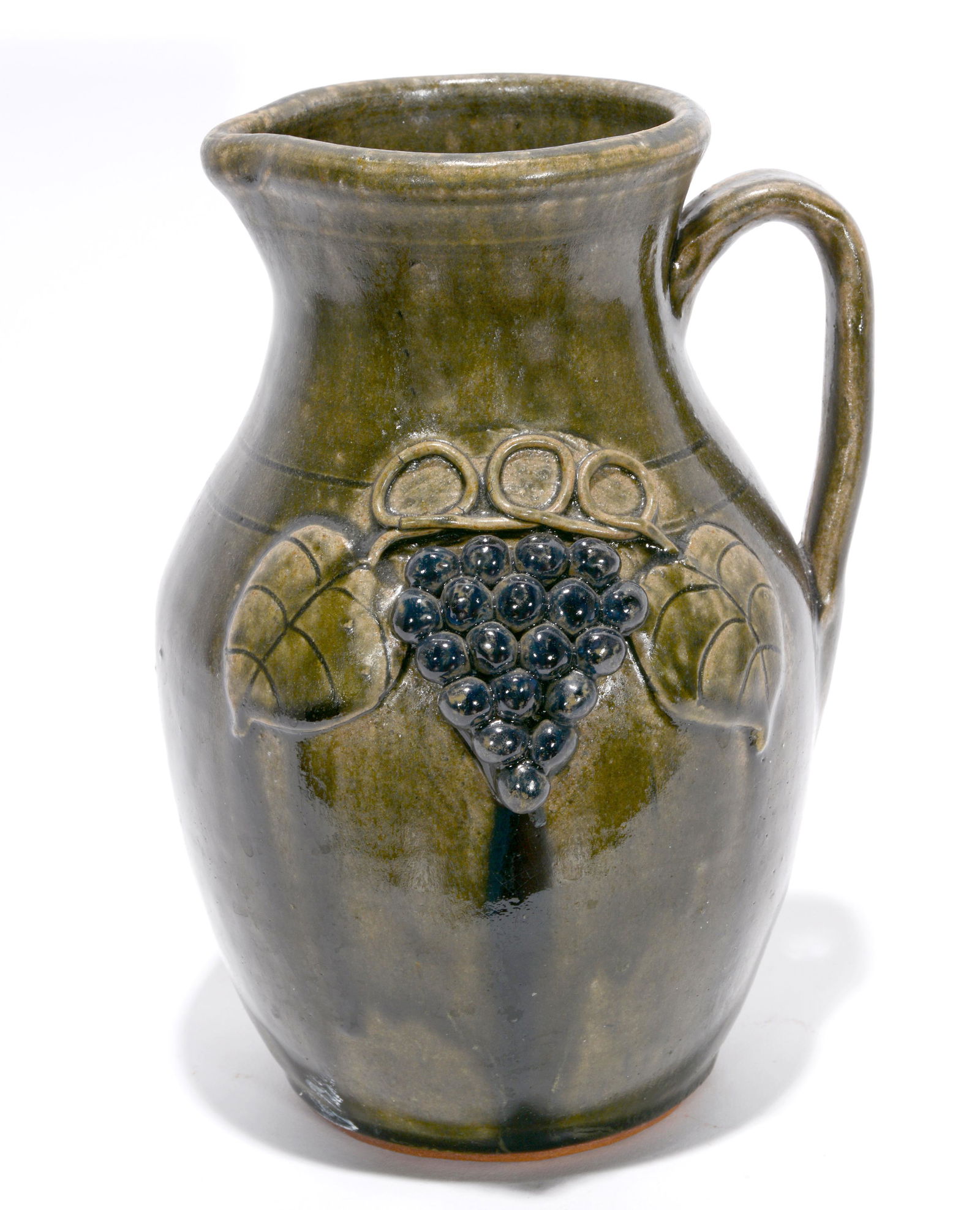 John Meaders. Dbl-Sided Grape Pitcher. (1 of 3)