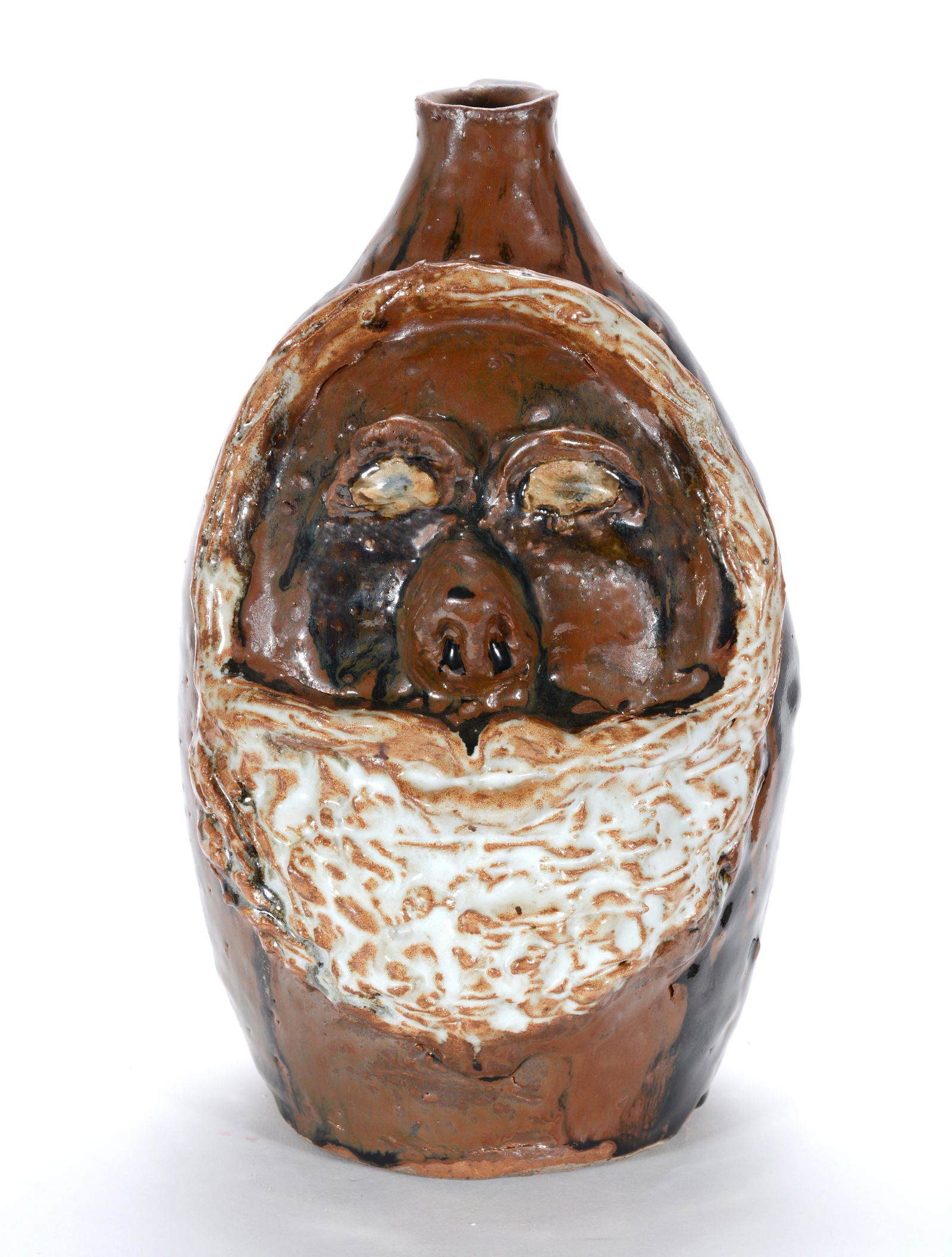 Marie Rogers. Santa Face Jug. (1 of 2)