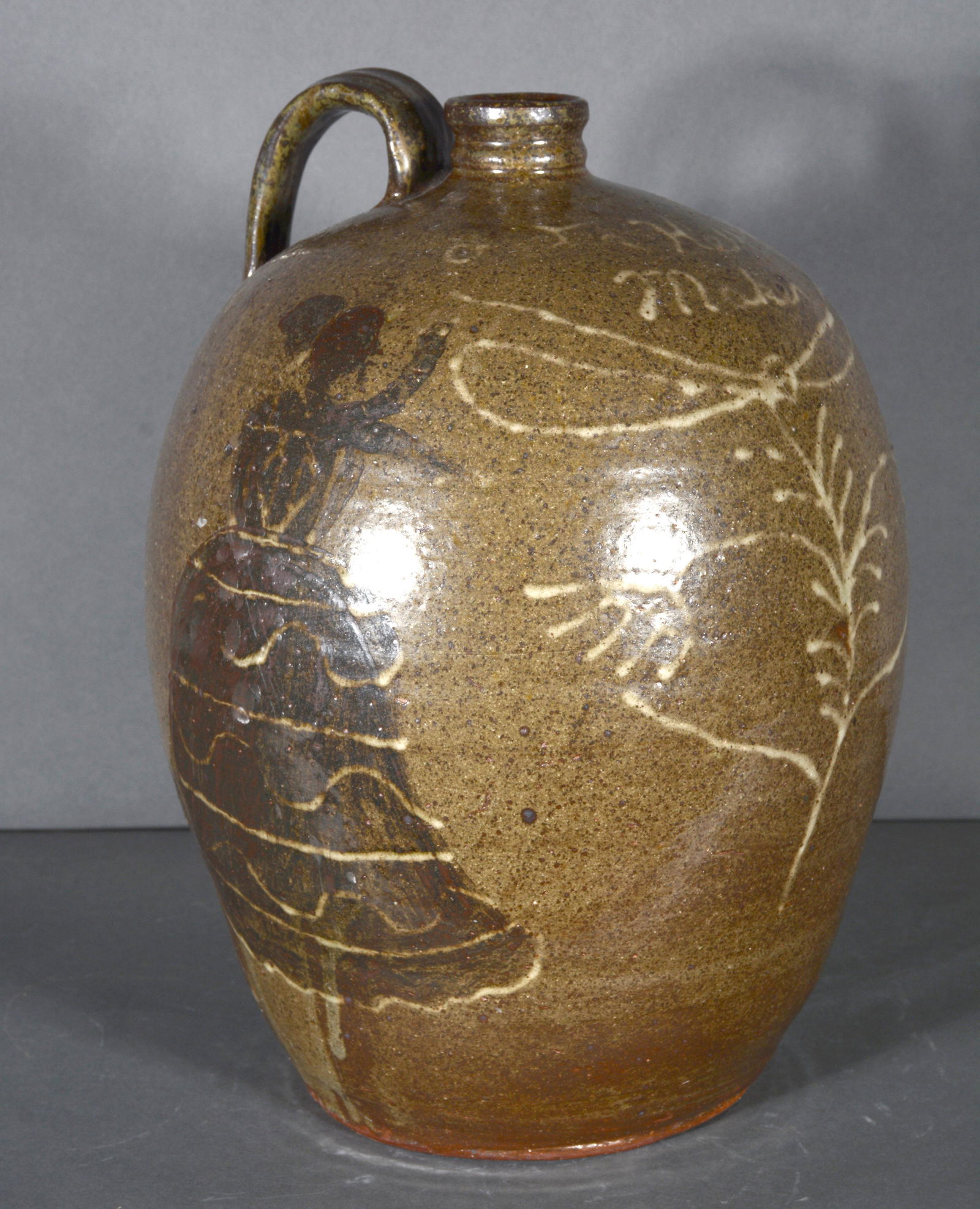 Chester Hewell. Antebellum Woman Jug. (1 of 3)