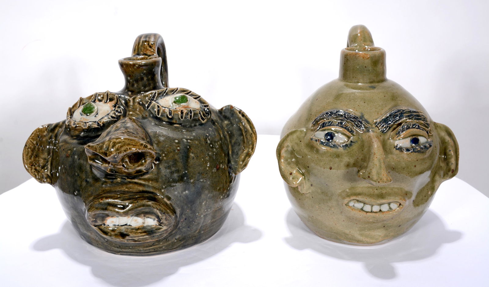 Jerry Brown. Buggy Face Jugs. (1 of 3)