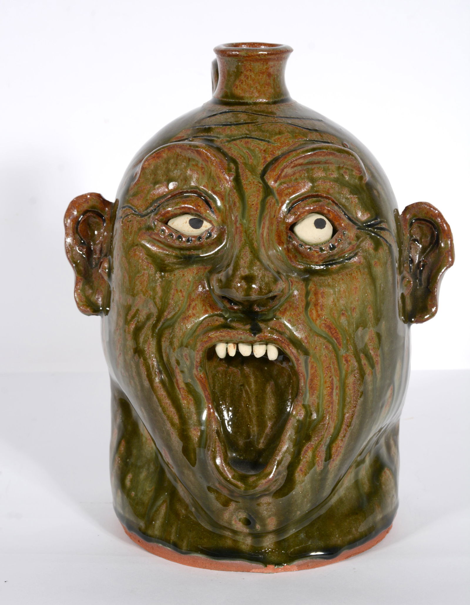 Shelby West. Screaming Face Jug. (1 of 3)