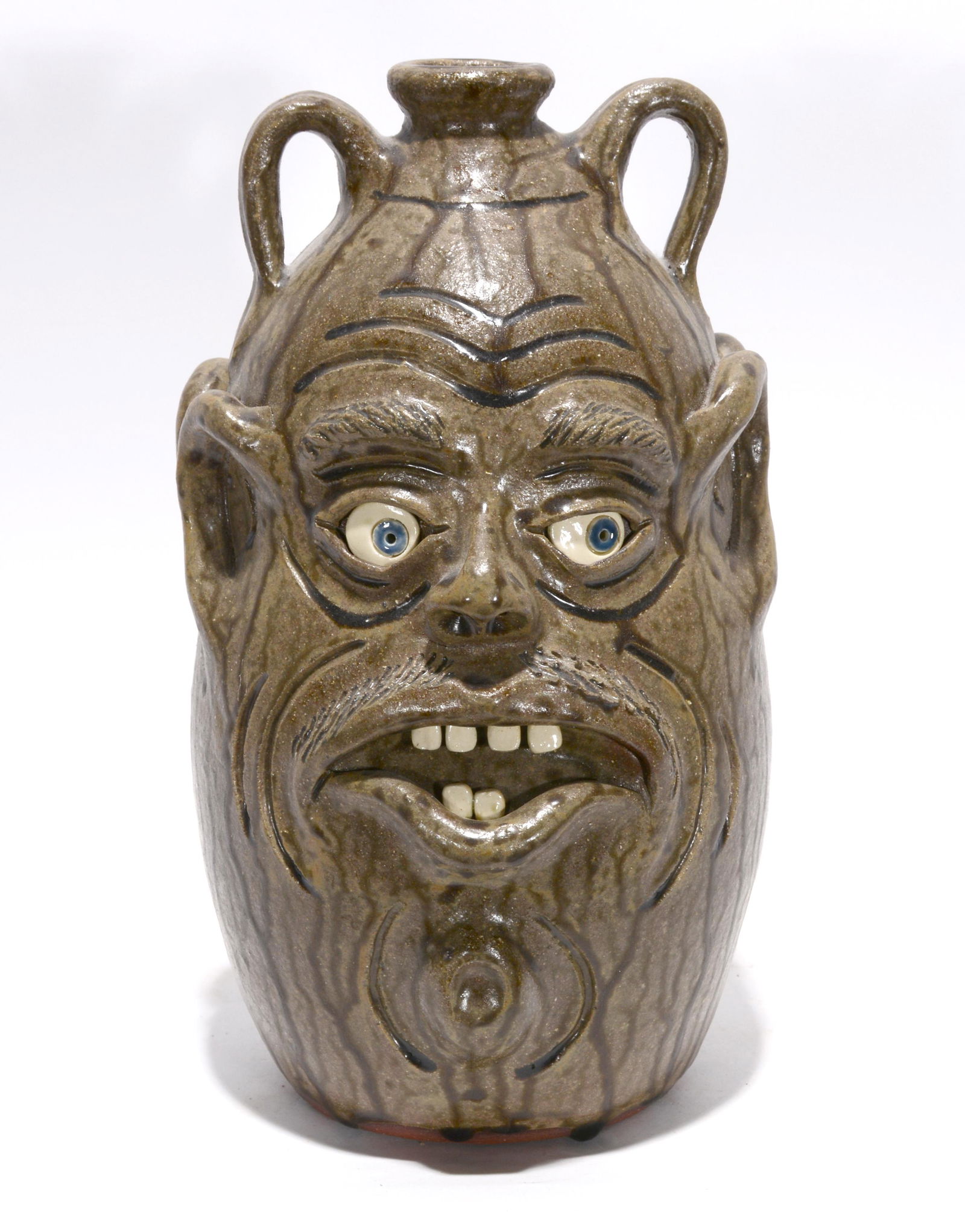 James Perdue. #1 Double-Sided Face Jug. (1 of 3)
