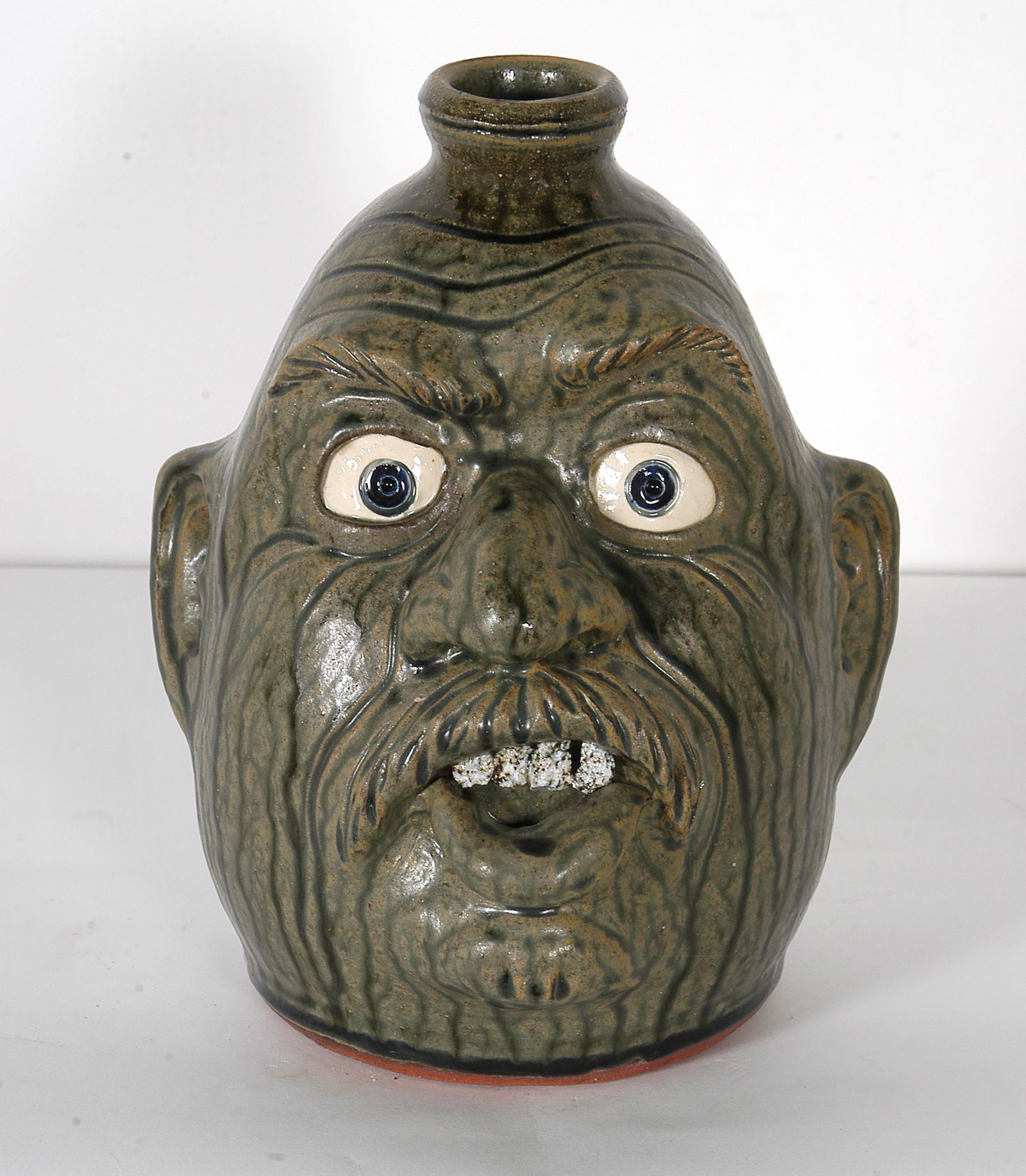 Melvin and Dwayne Crocker. Face Jug. (1 of 2)