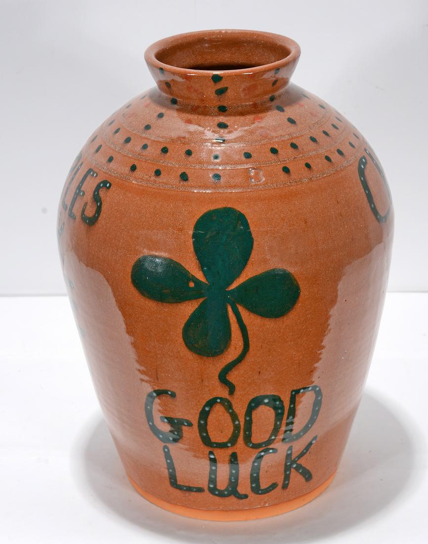 Charles Lisk & Dale Costner. Good Luck Vase. (1 of 3)