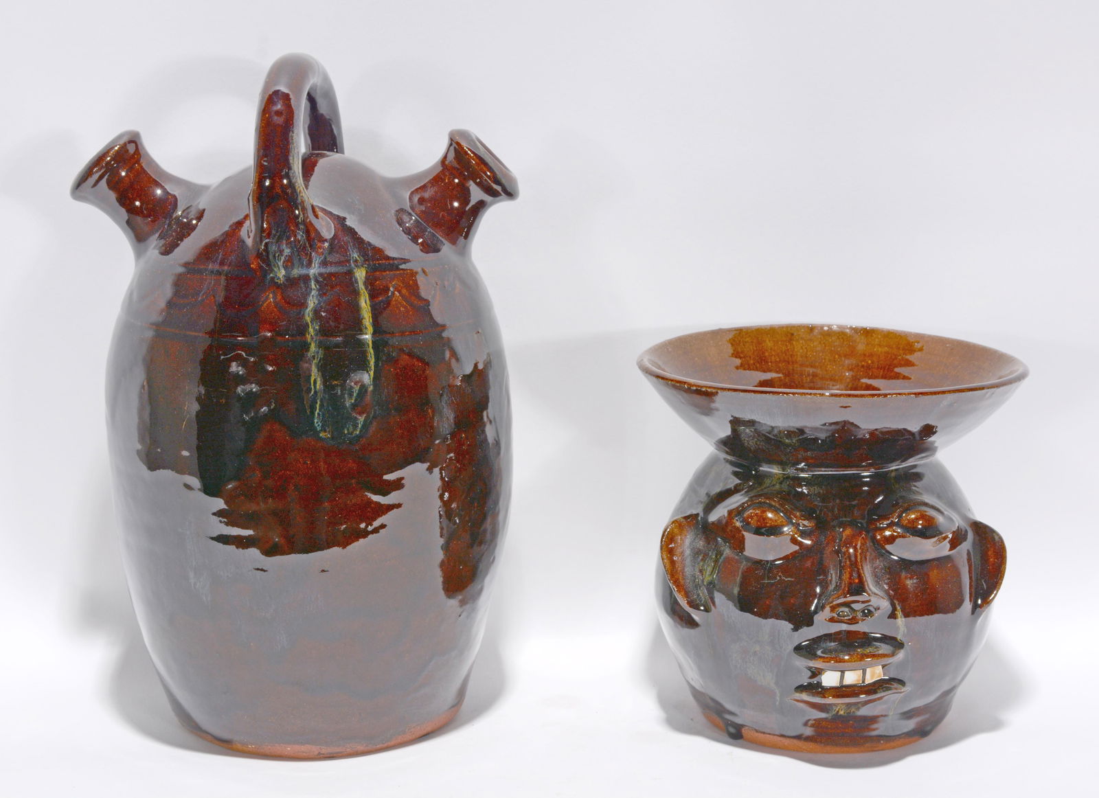 Walter Fleming. Wedding Vase & Spittoon. (1 of 2)