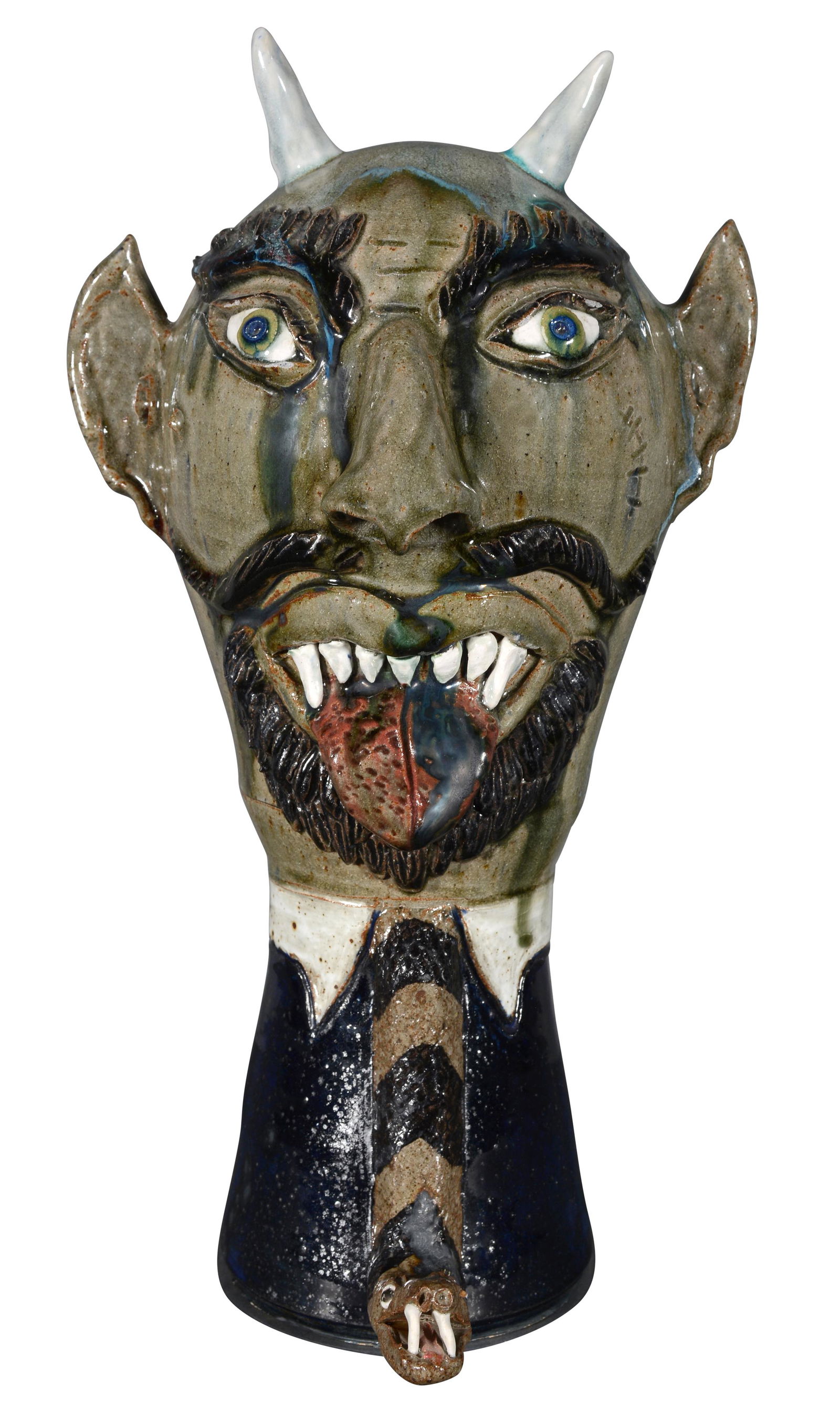 Albert Hodge. Devil Figure with Snake Tie. (1 of 7)