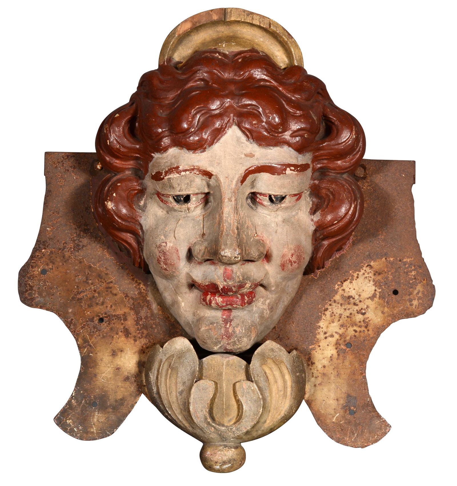 Female Bust Circus Wagon Decoration. (1 of 7)
