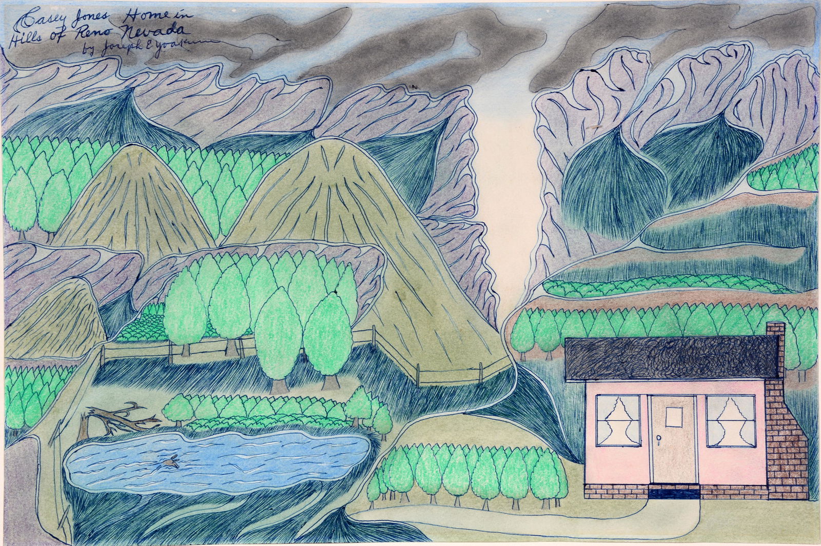 Joseph E. Yoakum. Casey Jones Home In Reno. (1 of 10)