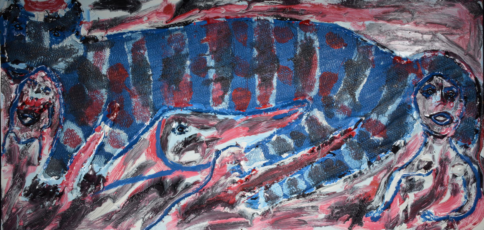 Thornton Dial. Woman Under Tiger. (1 of 13)