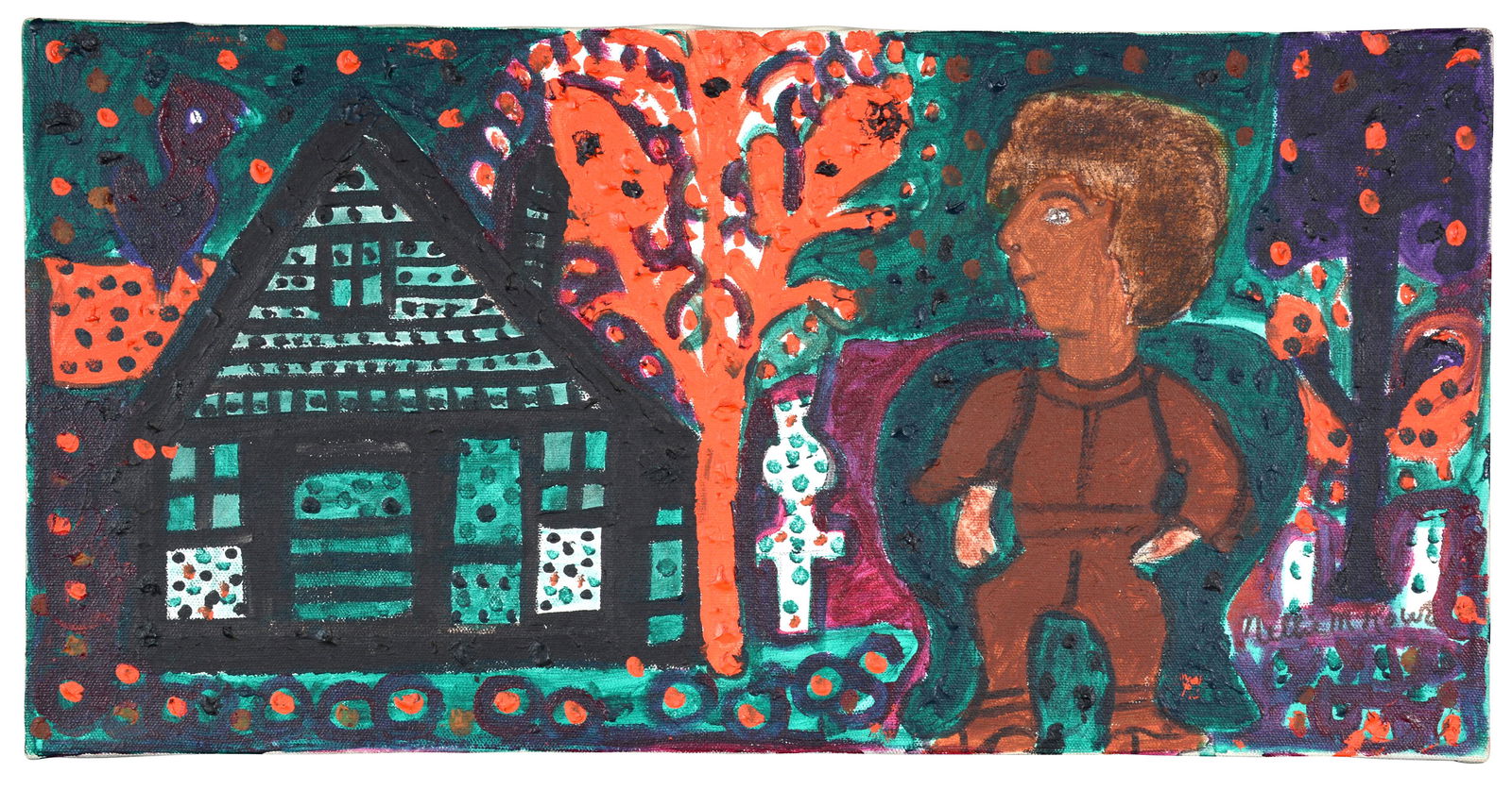 Nellie Mae Rowe. Self-Portrait and Play house. (1 of 9)