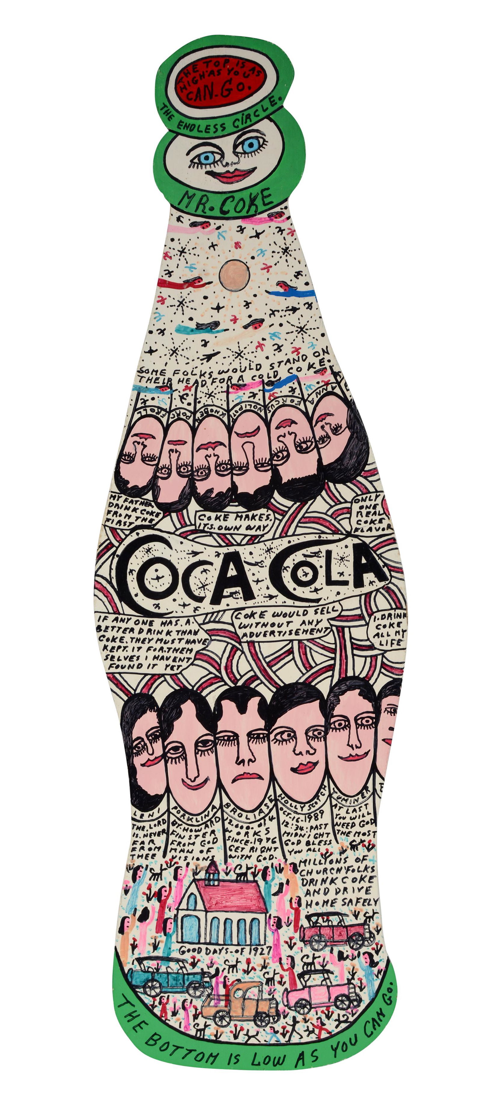 Howard Finster. Coca-Cola Bottle. (1 of 9)
