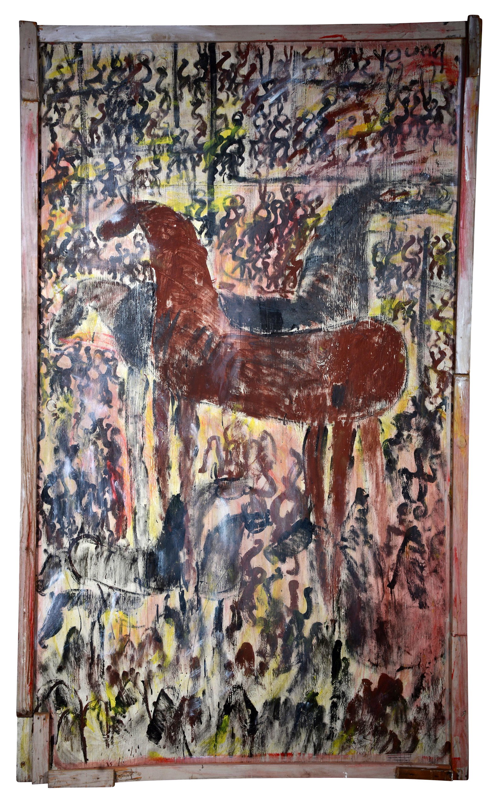 Purvis Young. Monumental Horse Painting. (1 of 8)
