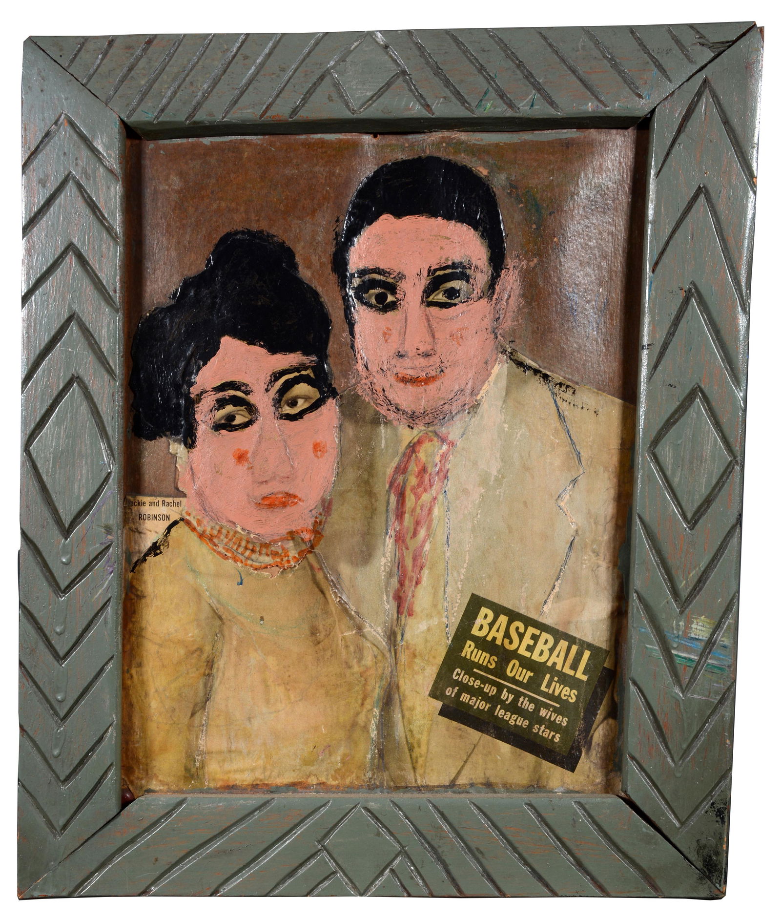 Elijah Pierce. Jackie & Rachel Robinson. (1 of 7)