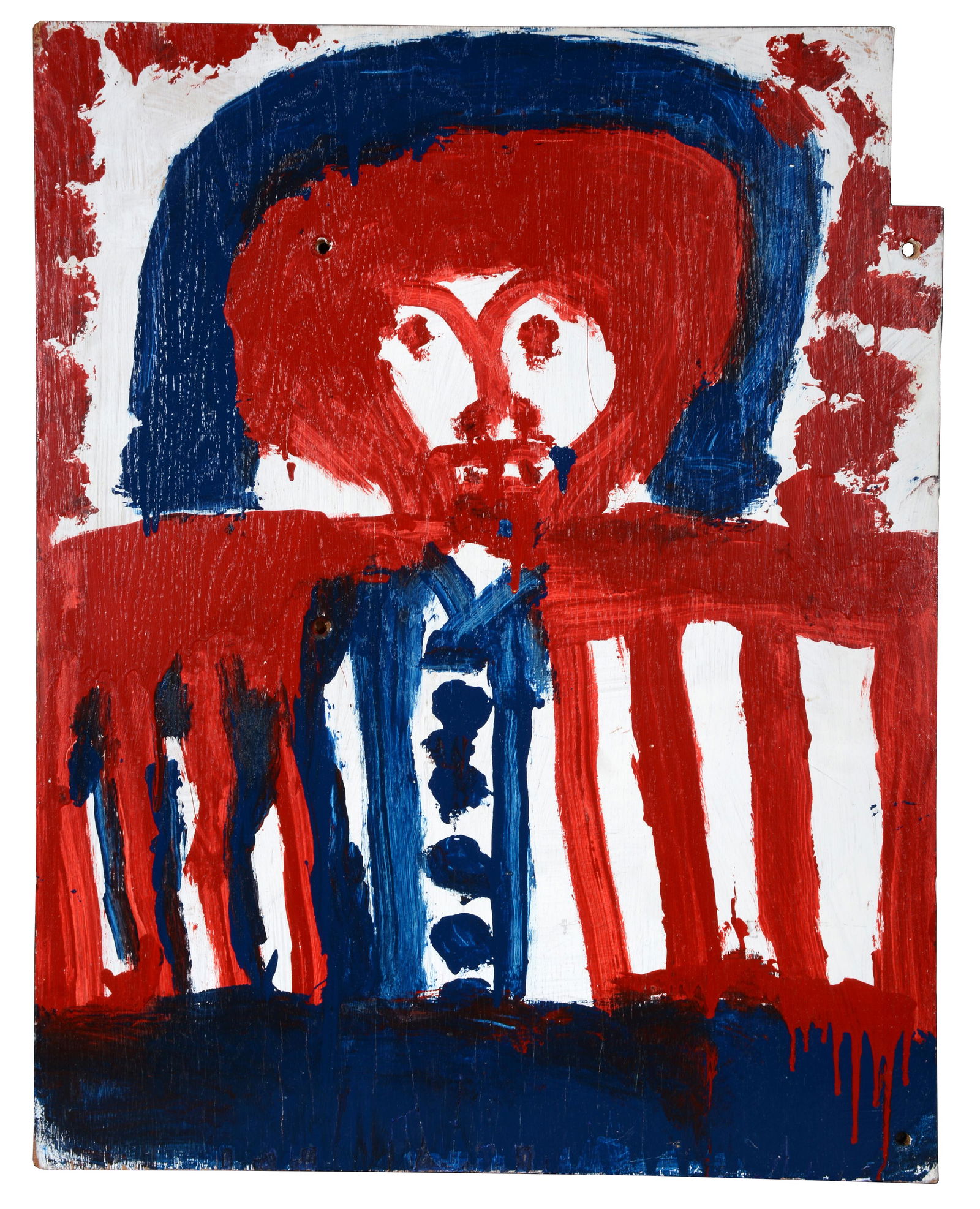 Mary T. Smith. Red, White & Blue Figure. (1 of 9)