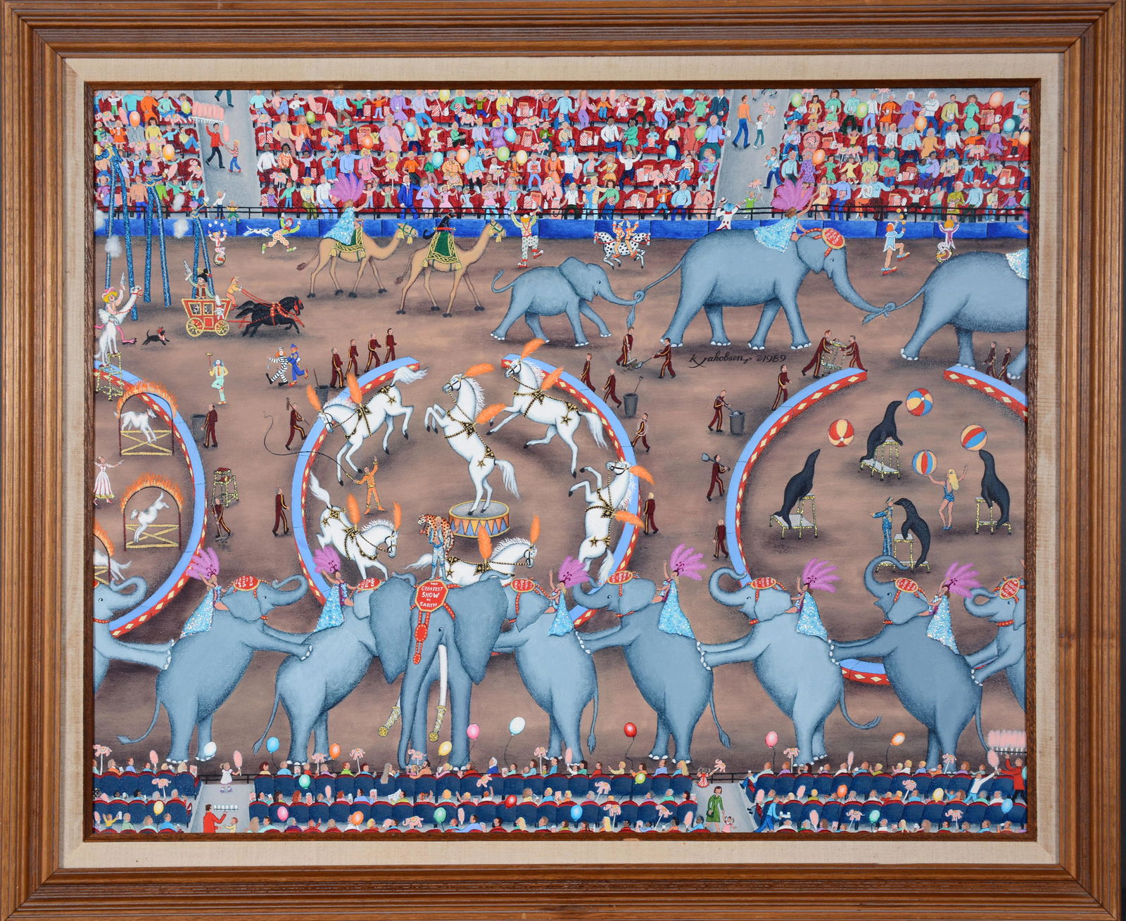 Kathy Jakobsen. Three-Ring Circus. (1 of 12)