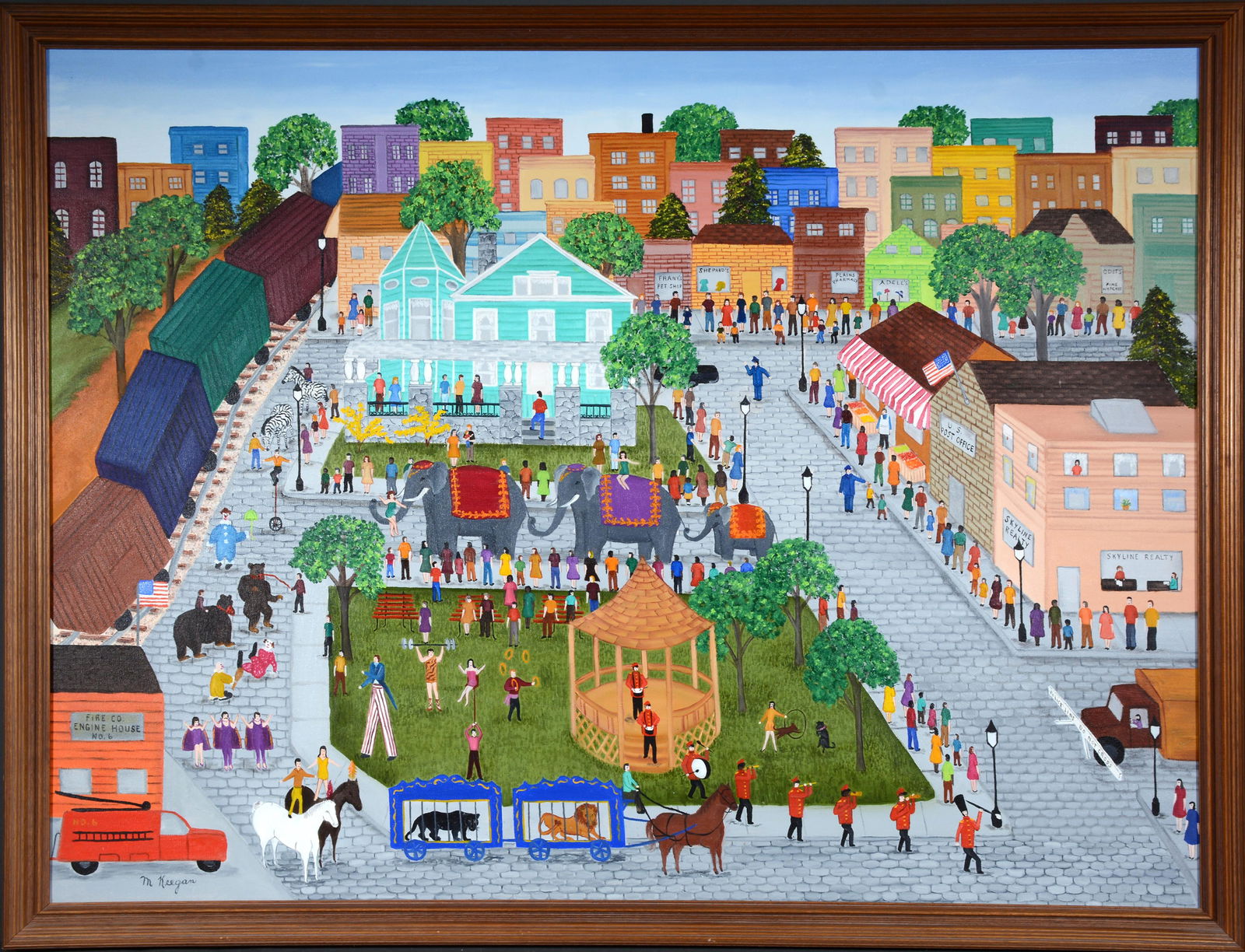 Marie Keegan. Circus Comes To Town. (1 of 9)