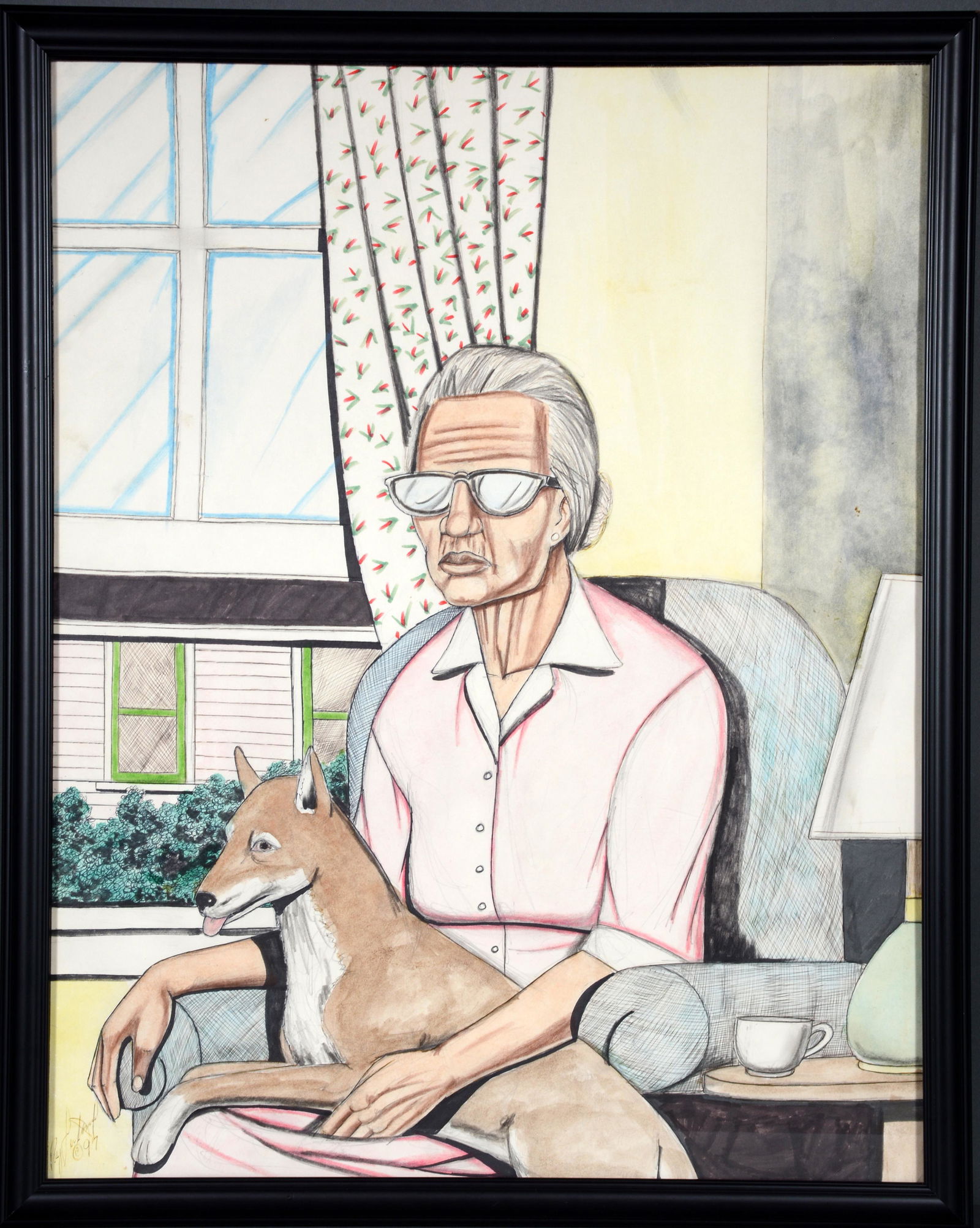 Roy Ferdinand. Mrs. Shotz & Her Dog. (1 of 3)