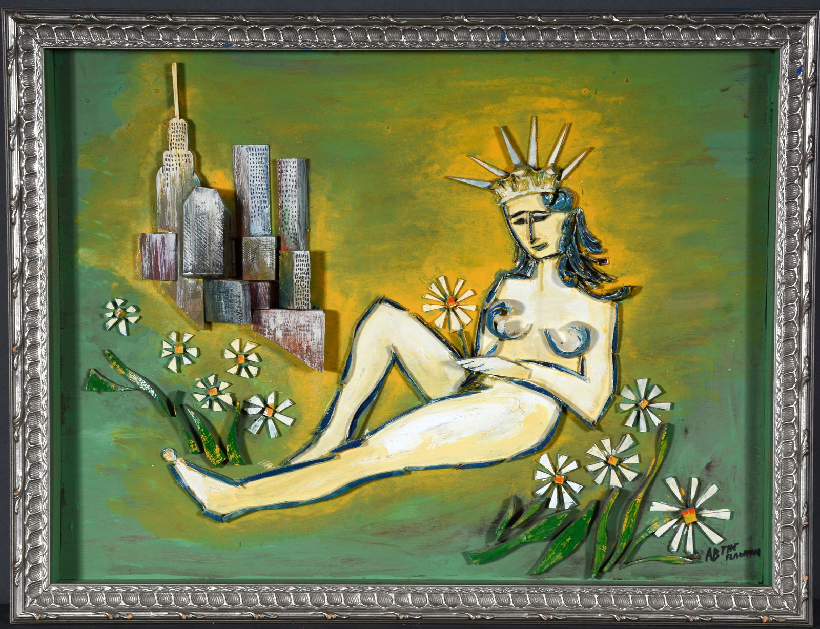 Ab The Flagman. Reclining Statue Of Liberty. (1 of 3)