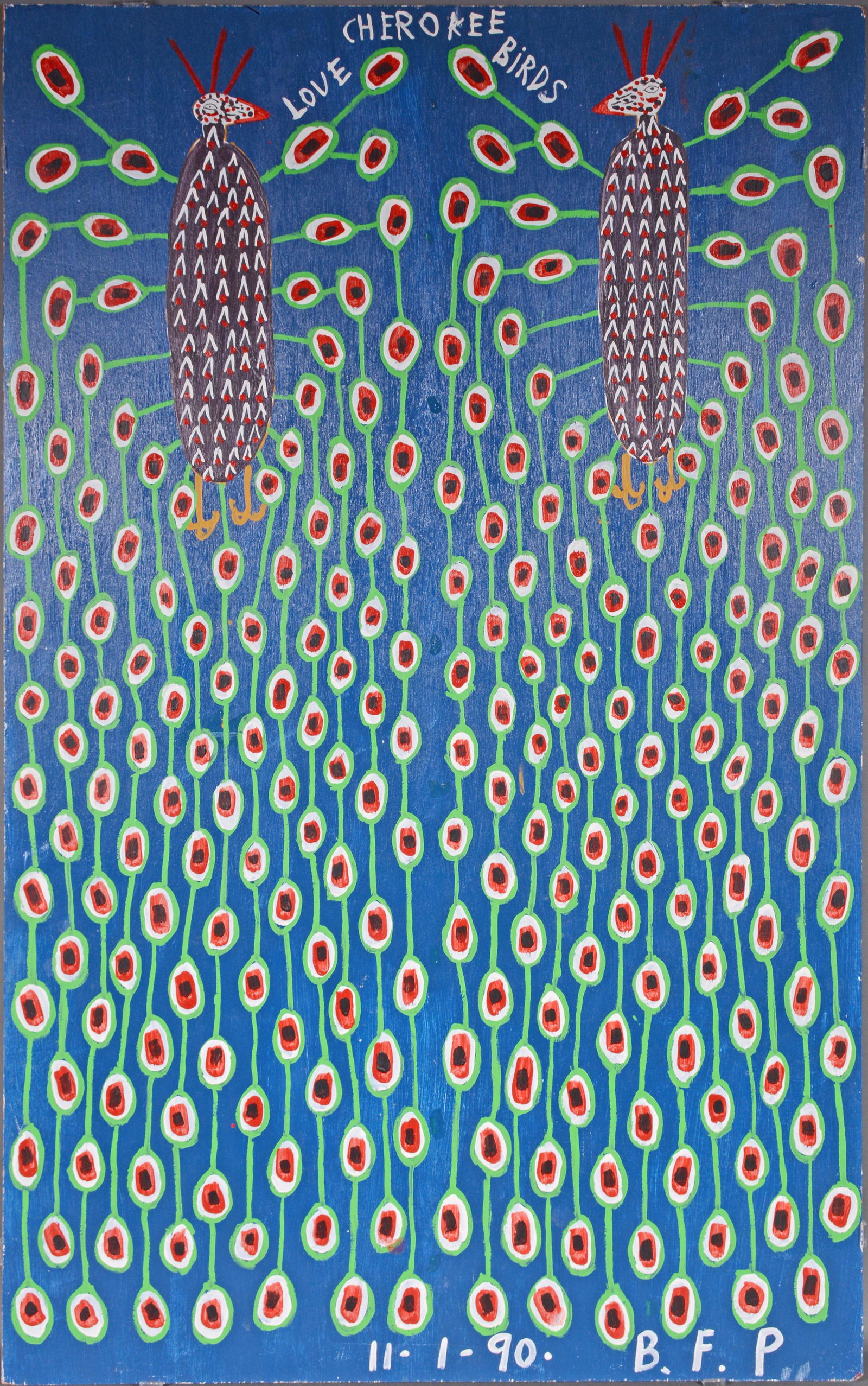 B.F. Perkins. Large Cherokee Love Birds. (1 of 4)