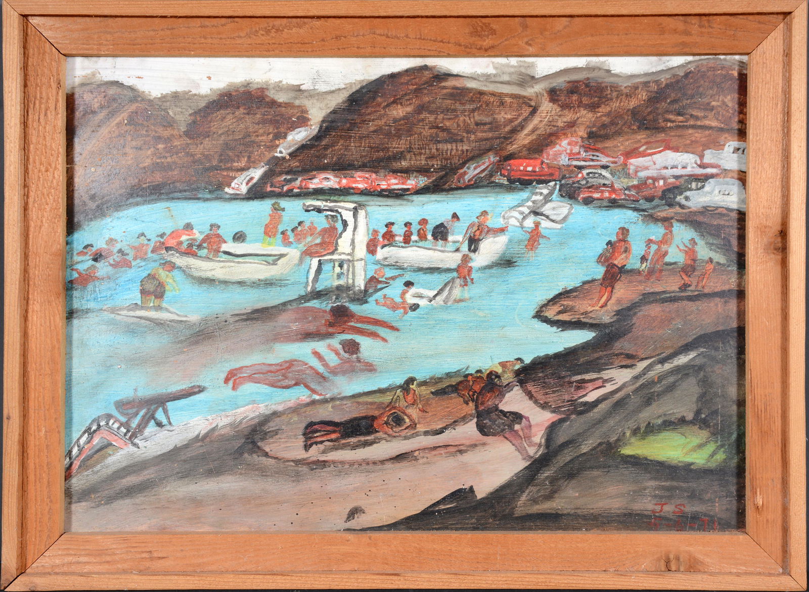 Rev. Johnnie Swearingen. Swimming Hole. (1 of 5)