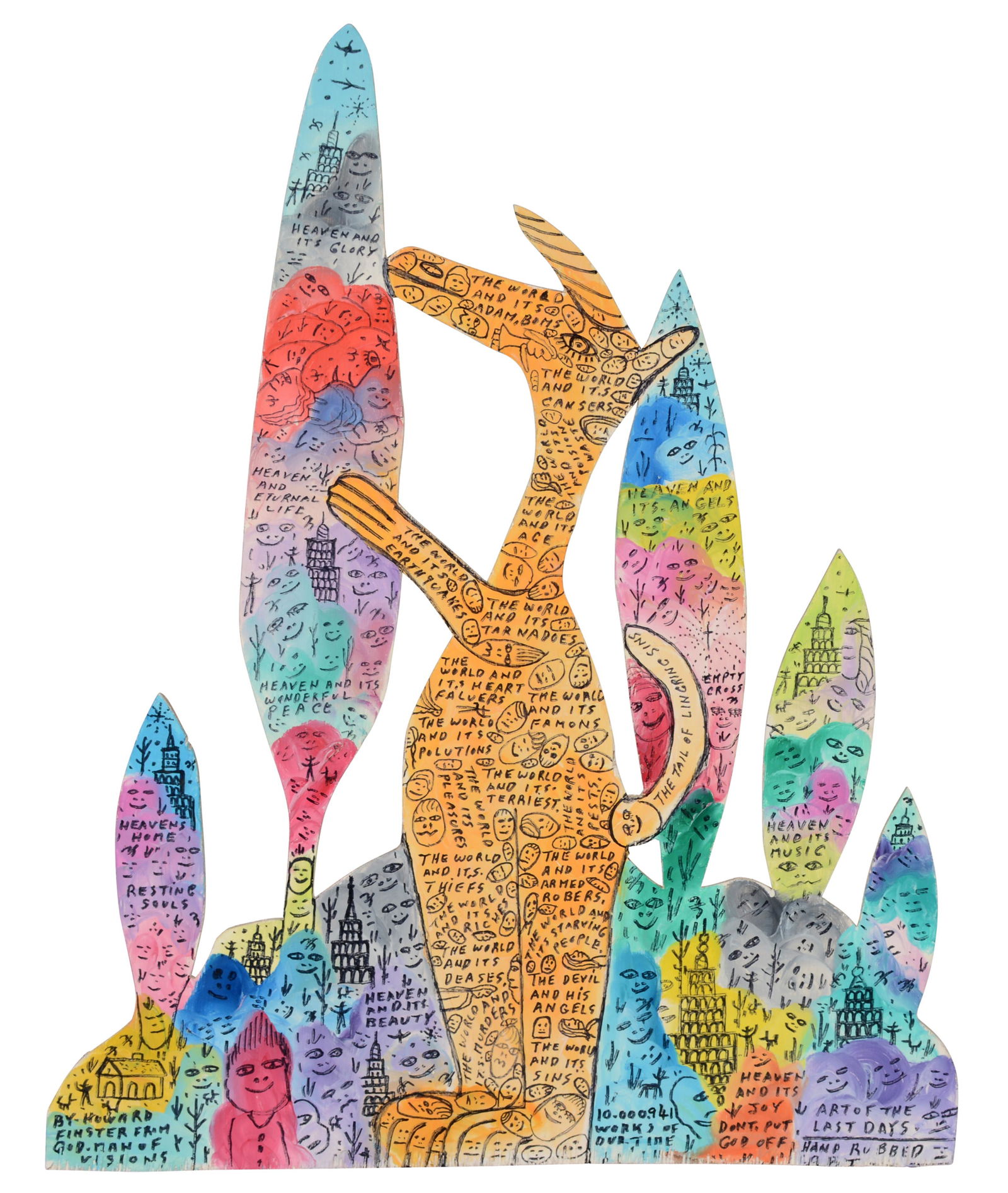 Howard Finster. World & It's Bombs. (1 of 5)