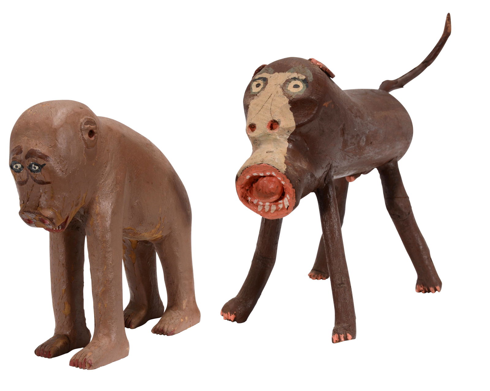 Miles Carpenter. Pair of Monkeys. (1 of 6)