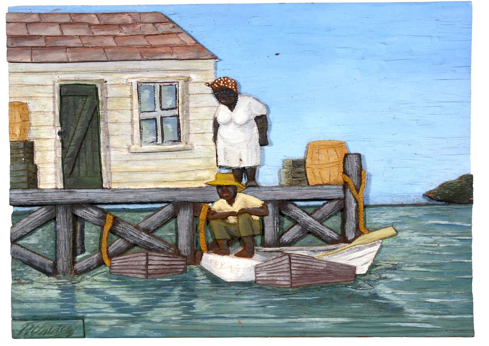 Robert Valdez. Fish Market Afloat. (1 of 3)