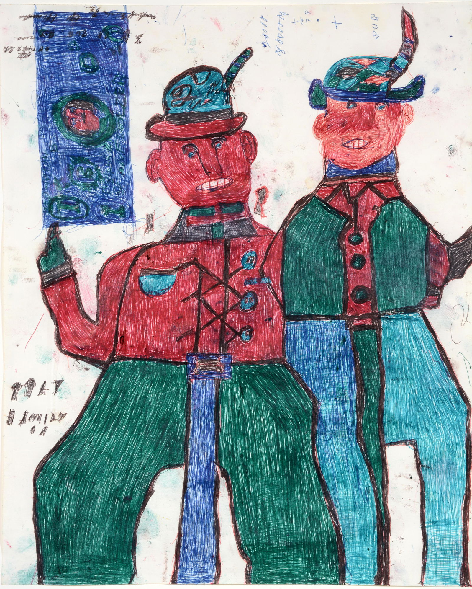 Ray Hamilton. Two Figures. (1 of 3)