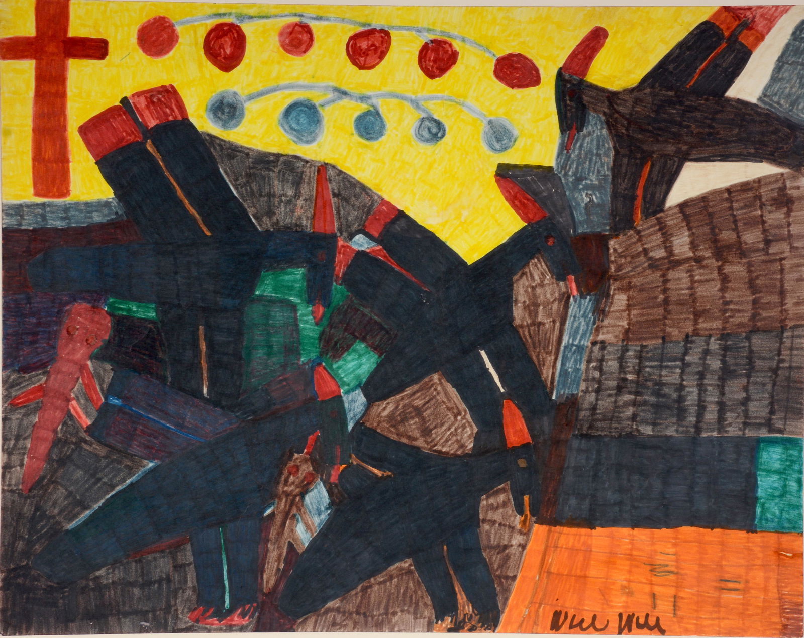 Willie White. Black Crows On Yellow Sky. (1 of 4)