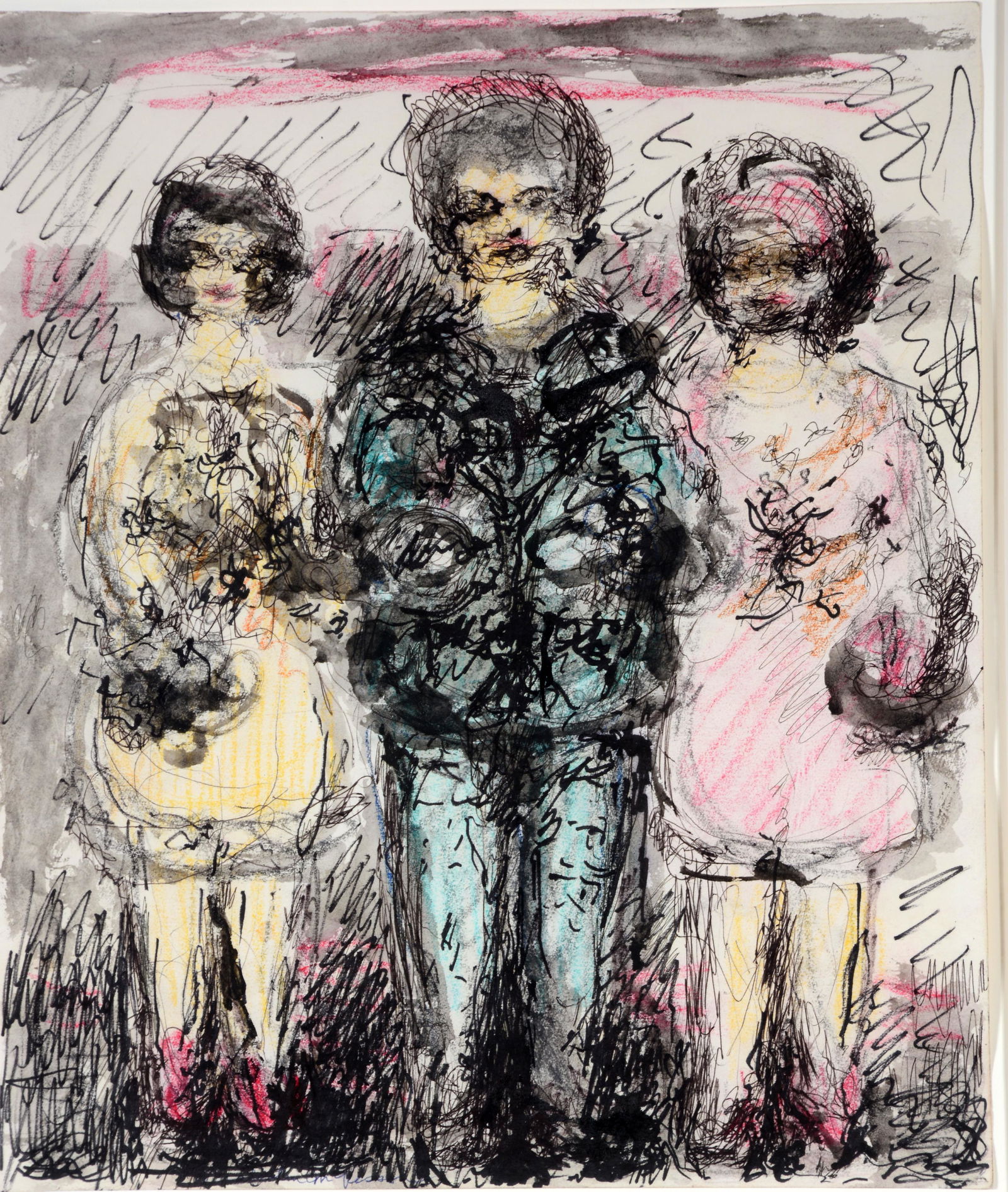 Malcolm McKesson. 3 Women In A Field. (1 of 3)