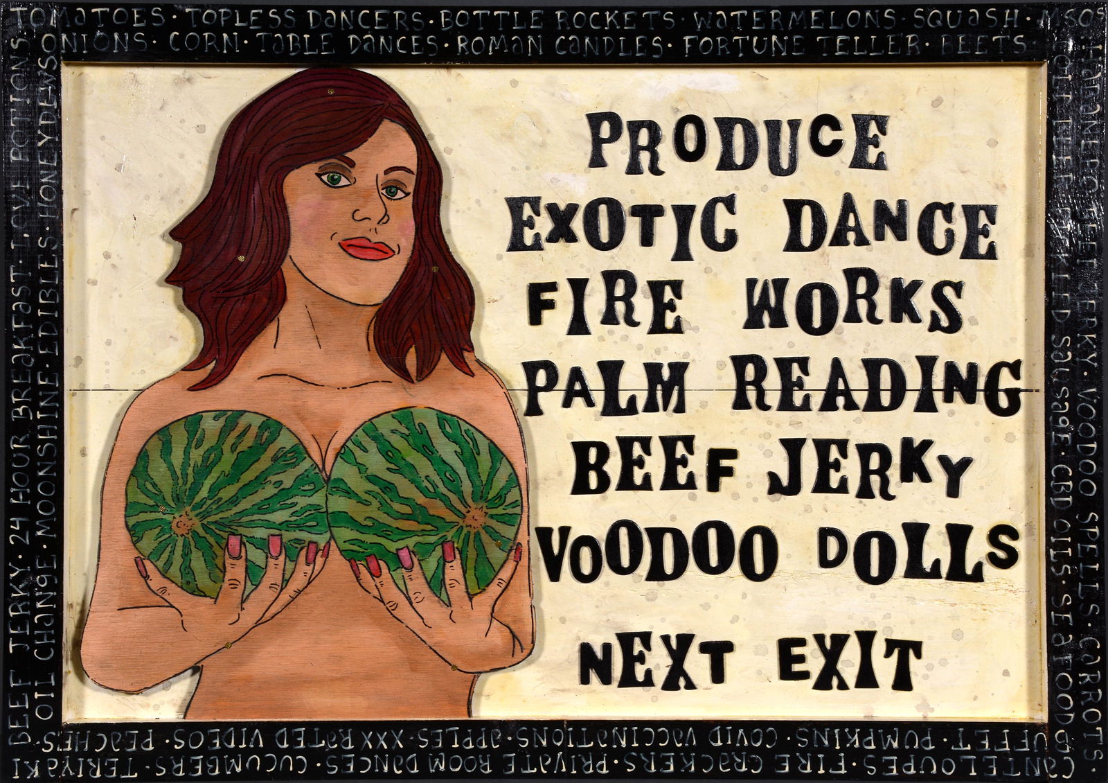 Eric Cunningham. Produce & Exotic Dancers. (1 of 2)