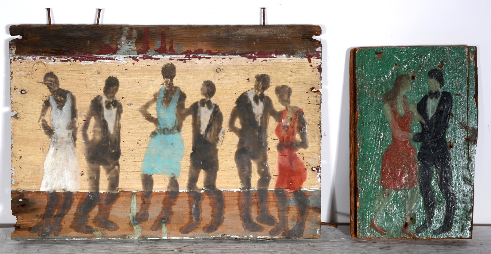 Scott Griffin. Pair of Party Paintings. (1 of 2)