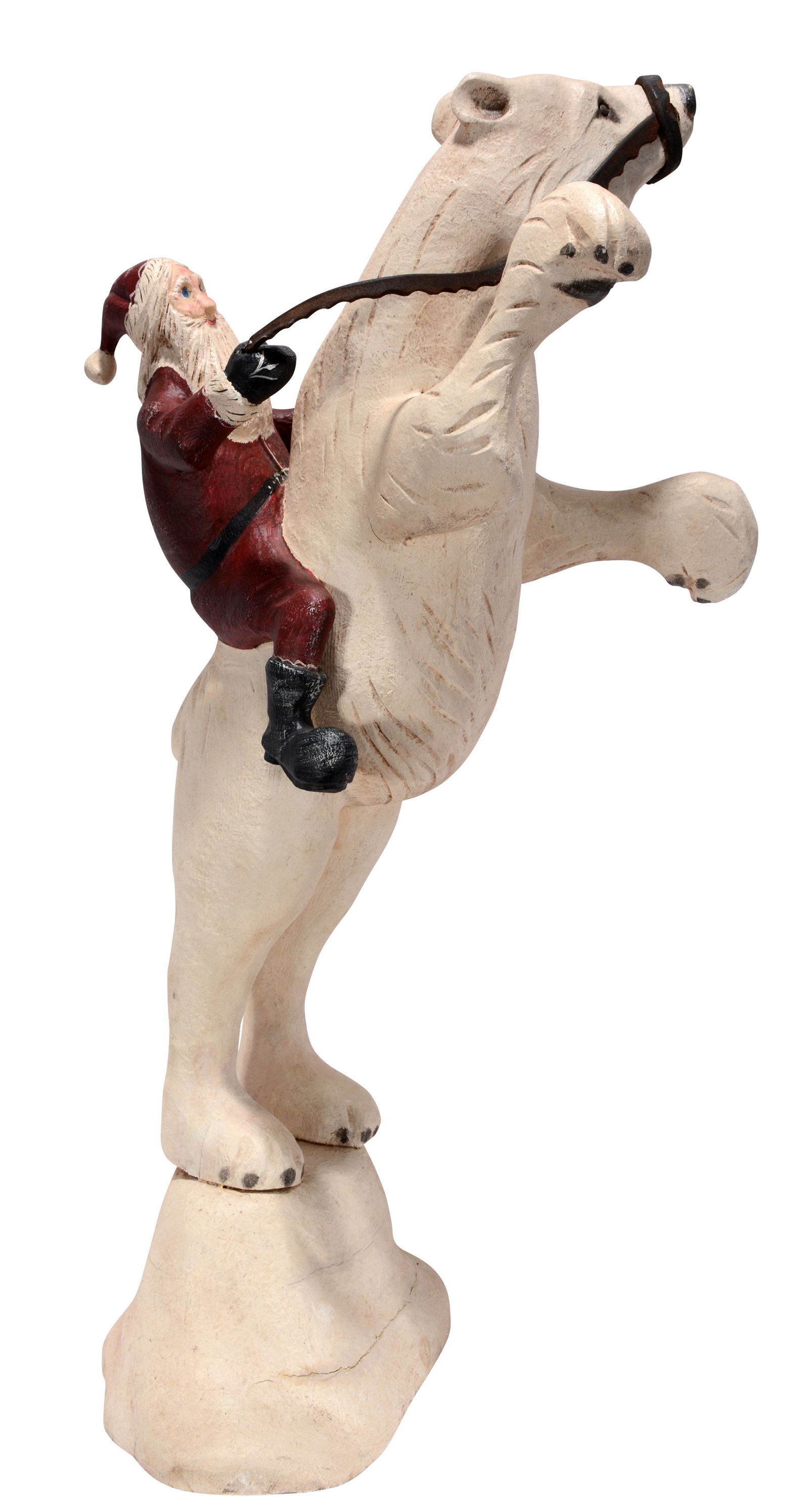 Casey Edwards. LgSanta Riding Polar Bear. (1 of 4)