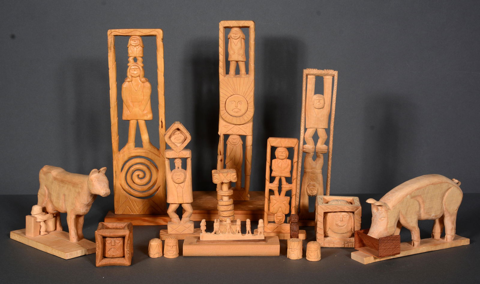 Rev. Herman Hayes. 16 Carvings. (1 of 6)