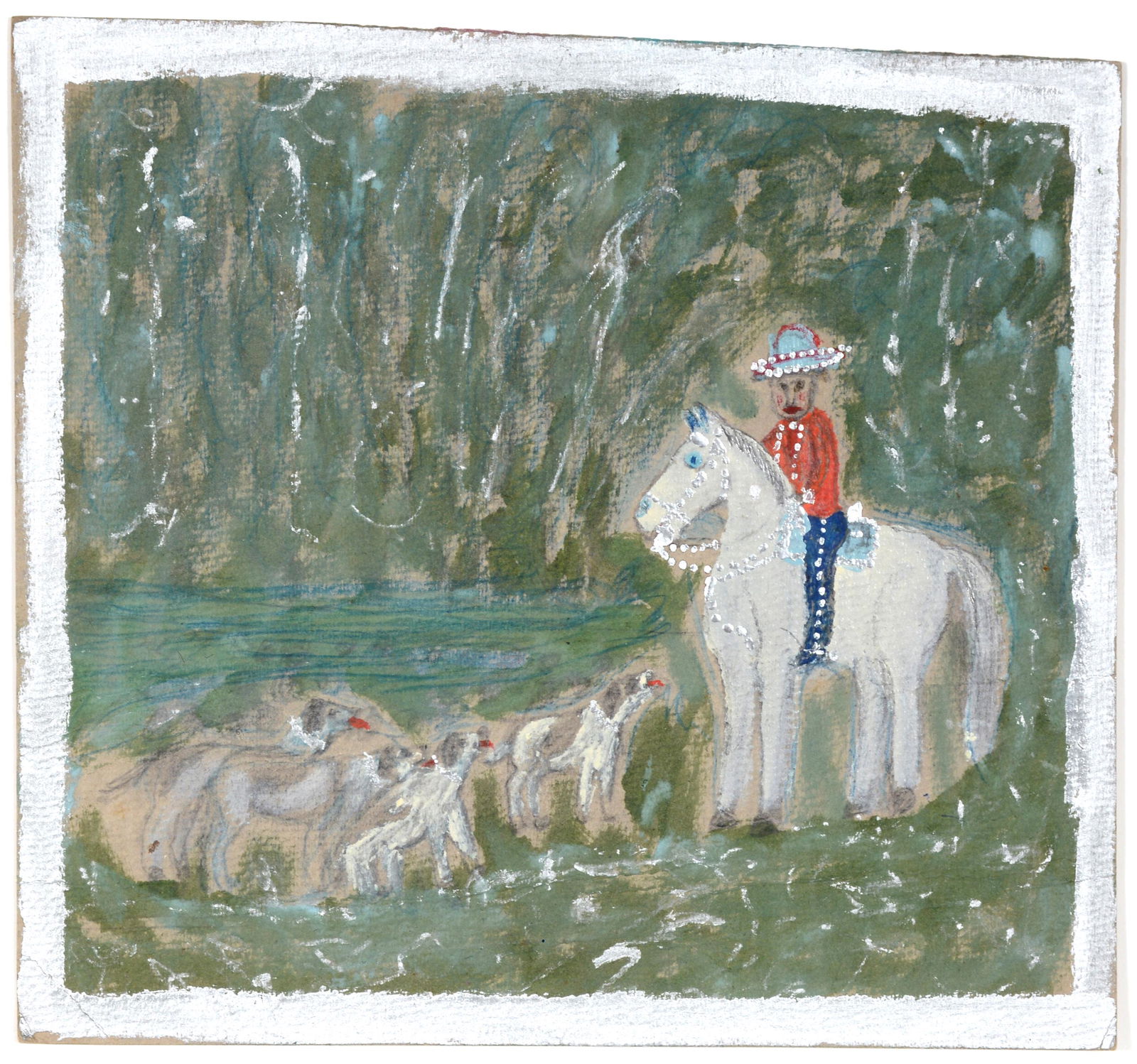 Albert Freeman. Man On Horseback. (1 of 5)