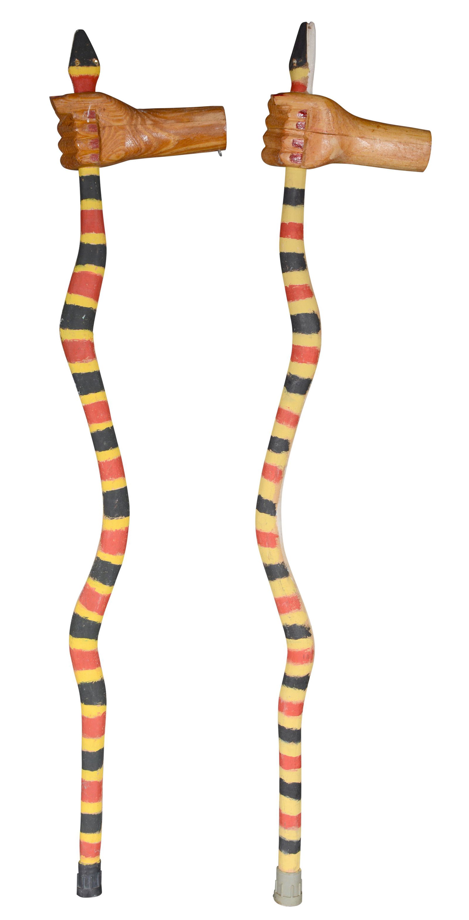 H.A. Brown. Coral Snake Canes (1 of 8)