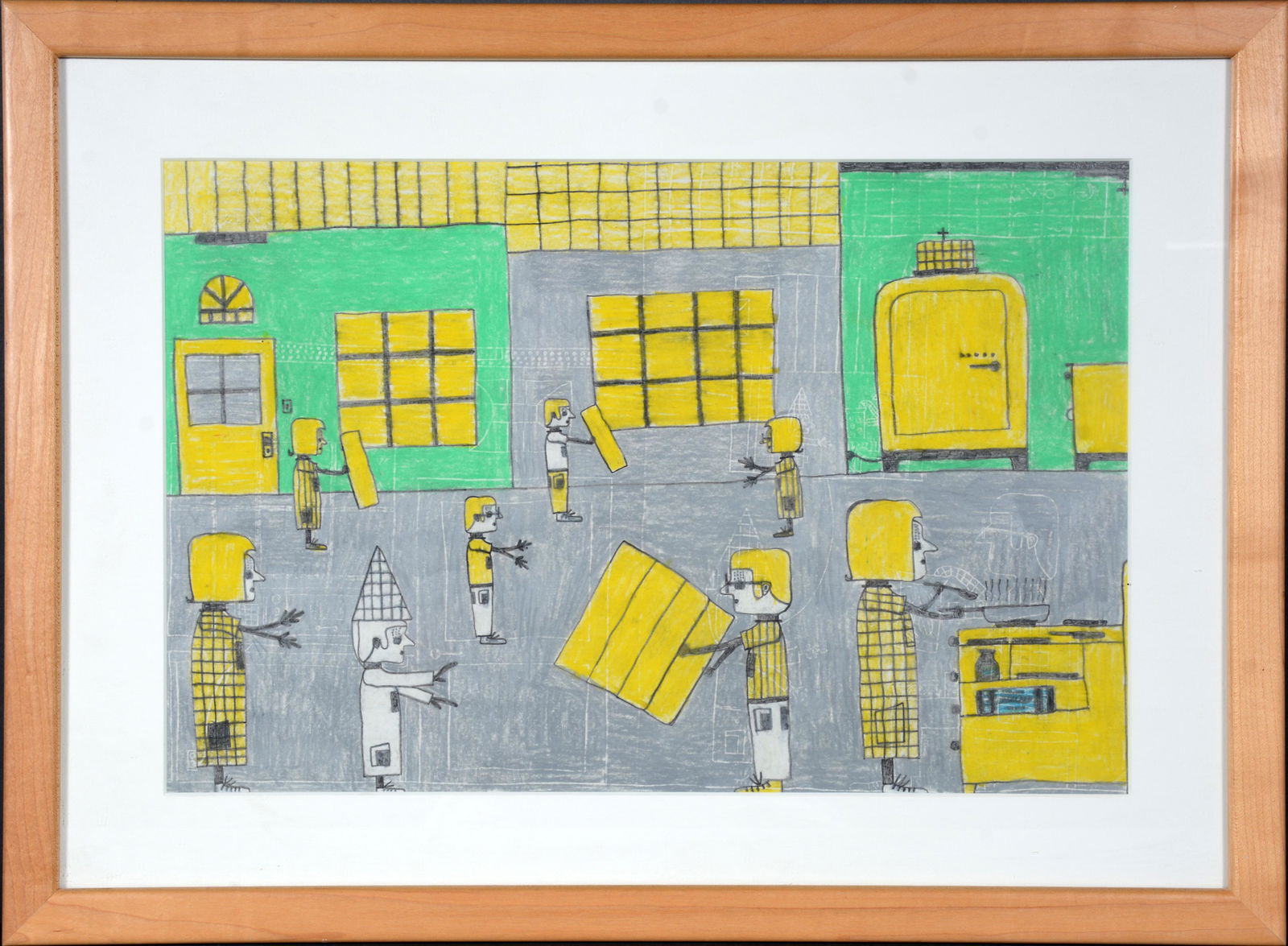David Olsen. Yellow Kitchen & Father Treats. (1 of 4)