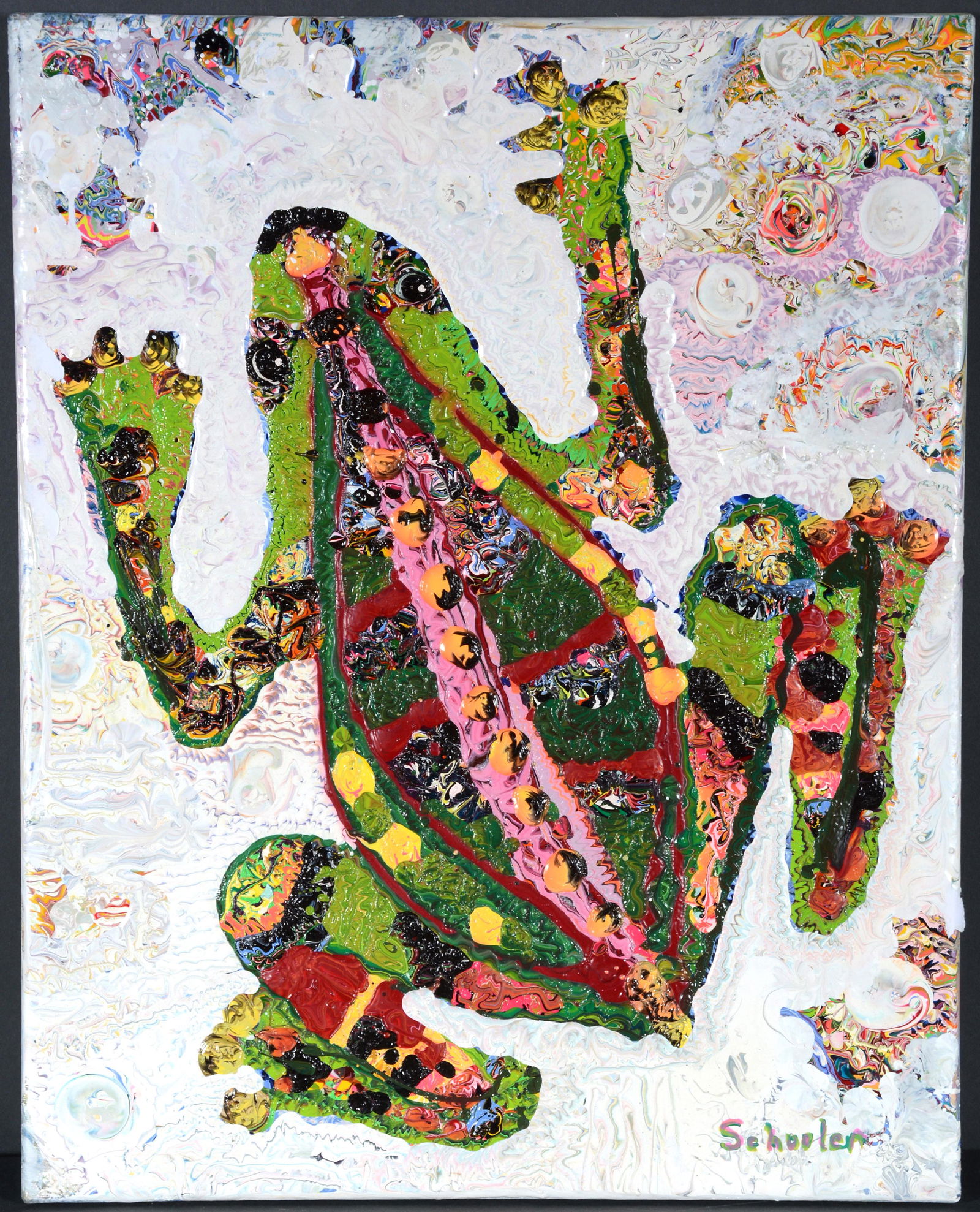 Jon Schooler. Aboriginal Frog. (1 of 2)