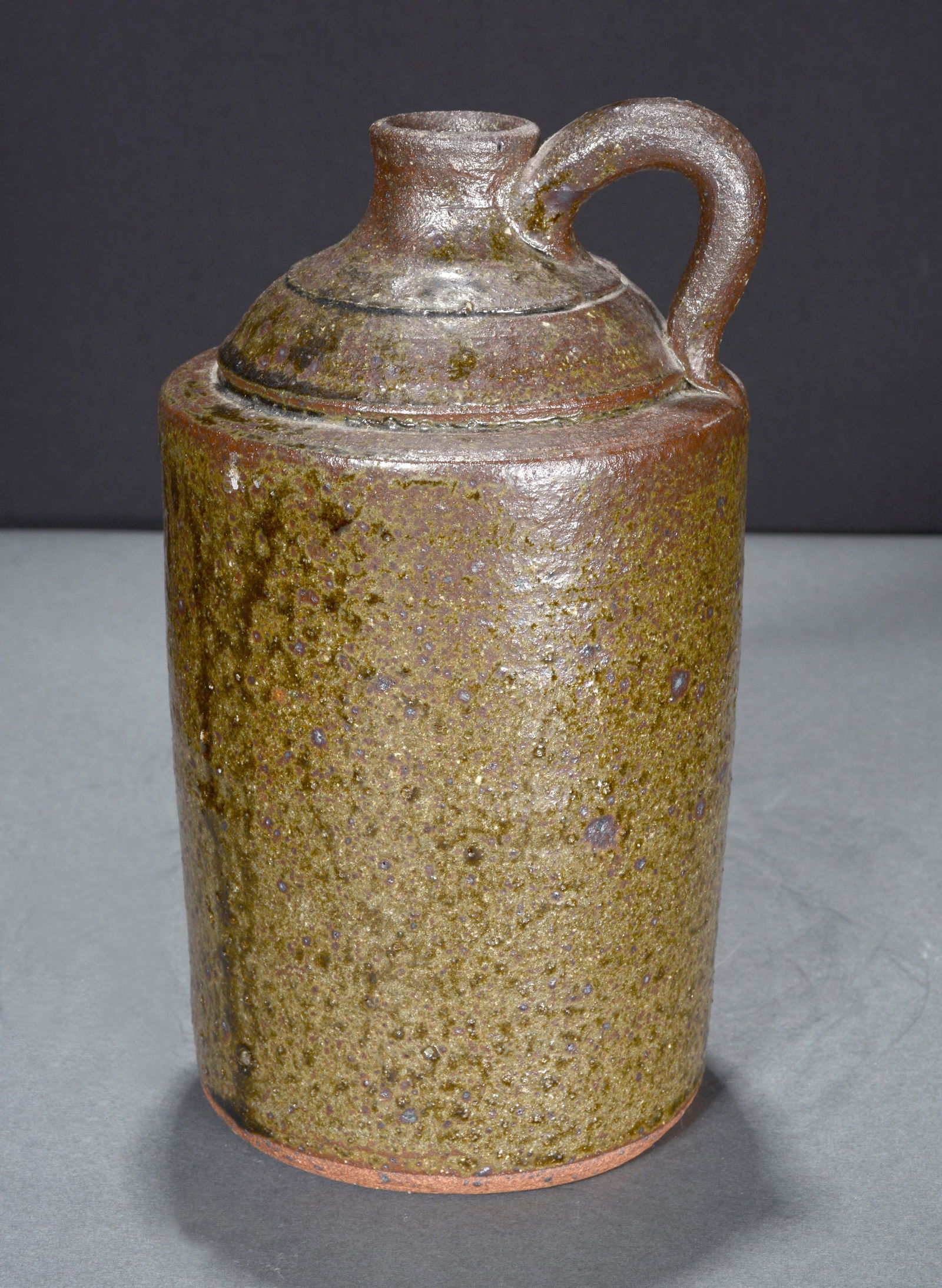 Lanier Meaders. Slender 1/2 Gallon Stack Jug. (1 of 3)