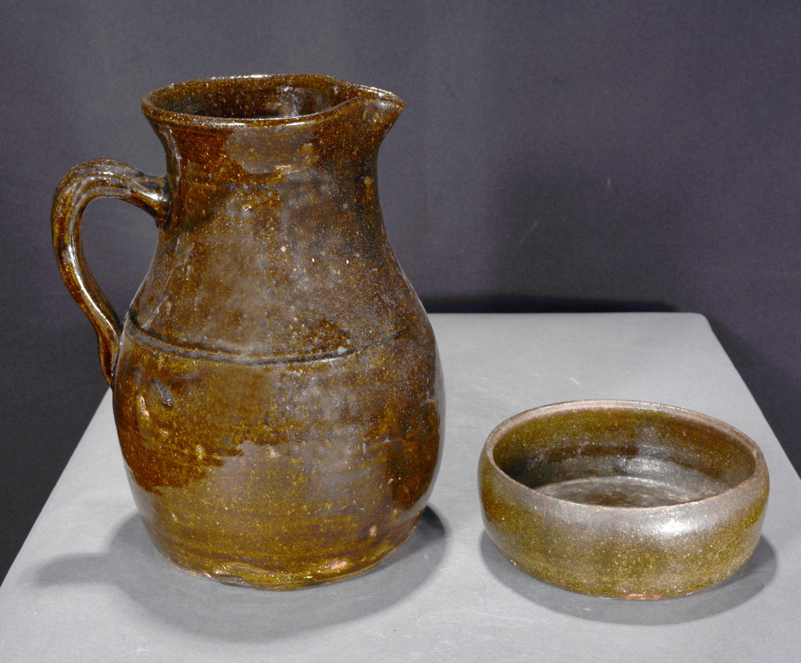 Cheever & Lanier Meaders. Pitcher & Candy Dish. (1 of 4)