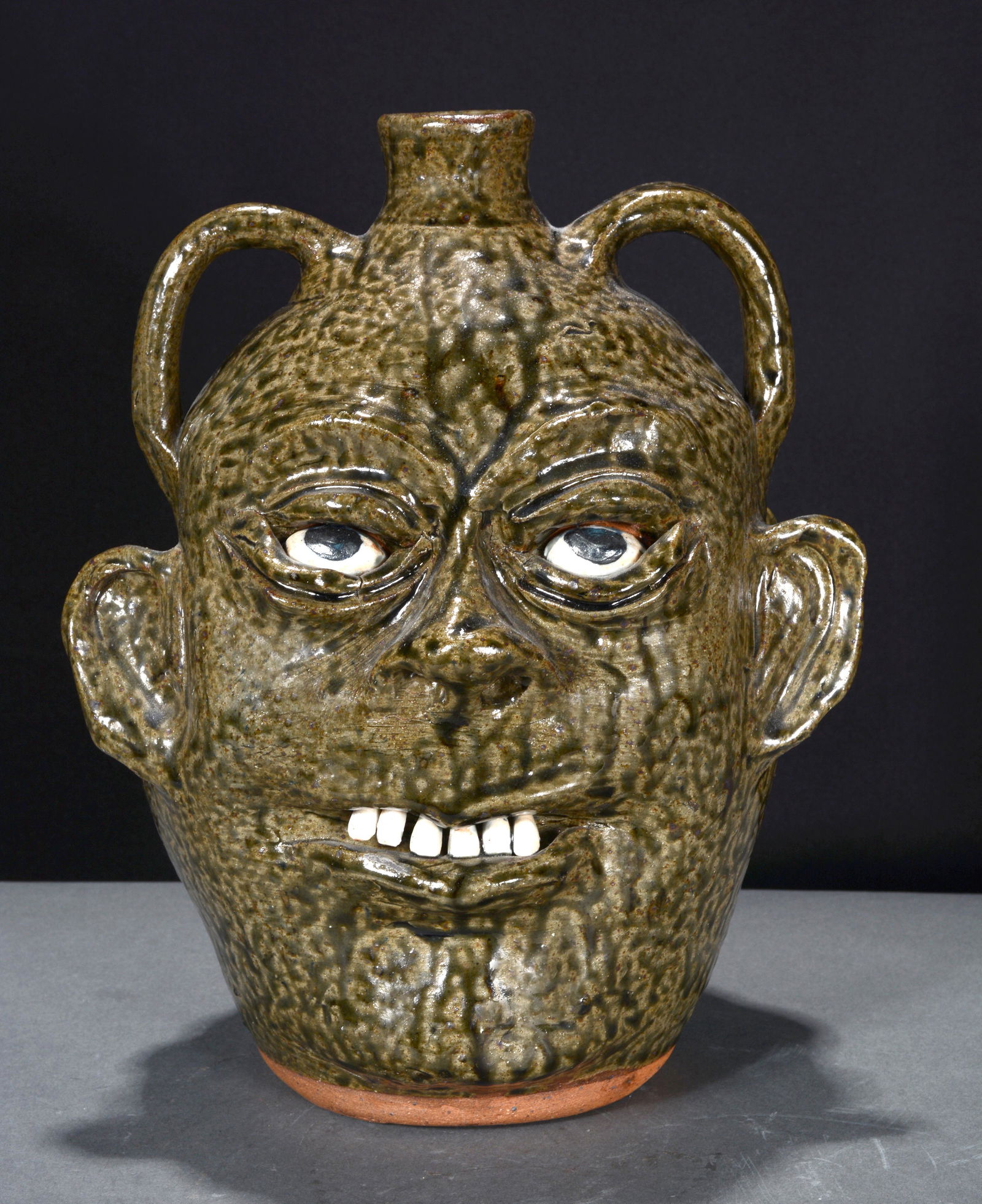 Clete & Clete Meaders, Jr. Father & Son Dbl-Face Jug. (1 of 6)