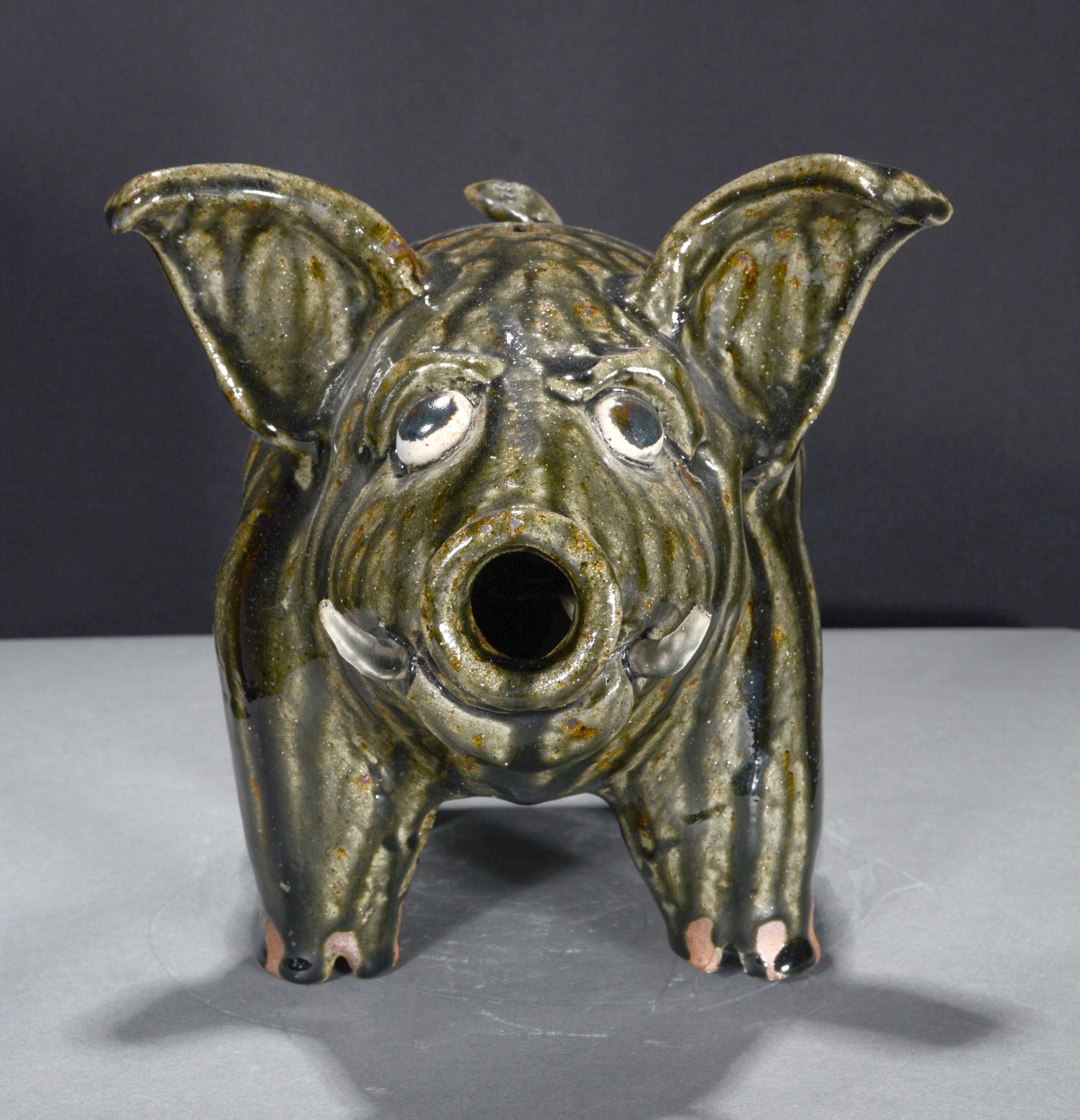 Clete Meaders, Jr. Piggy Bank. (1 of 4)