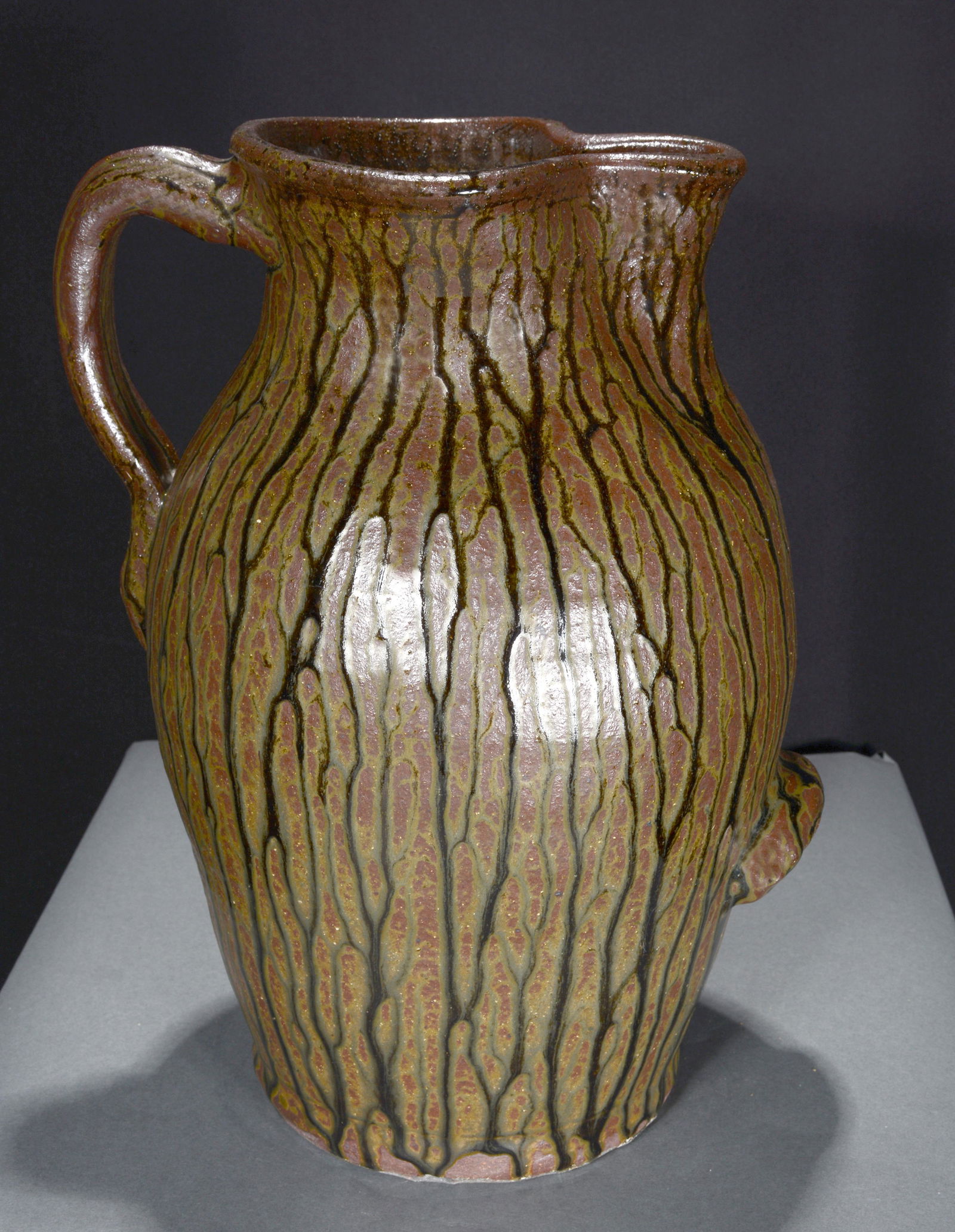 Harold Hewell. 4 Gallon Tobacco-Spit Pitcher. (1 of 5)