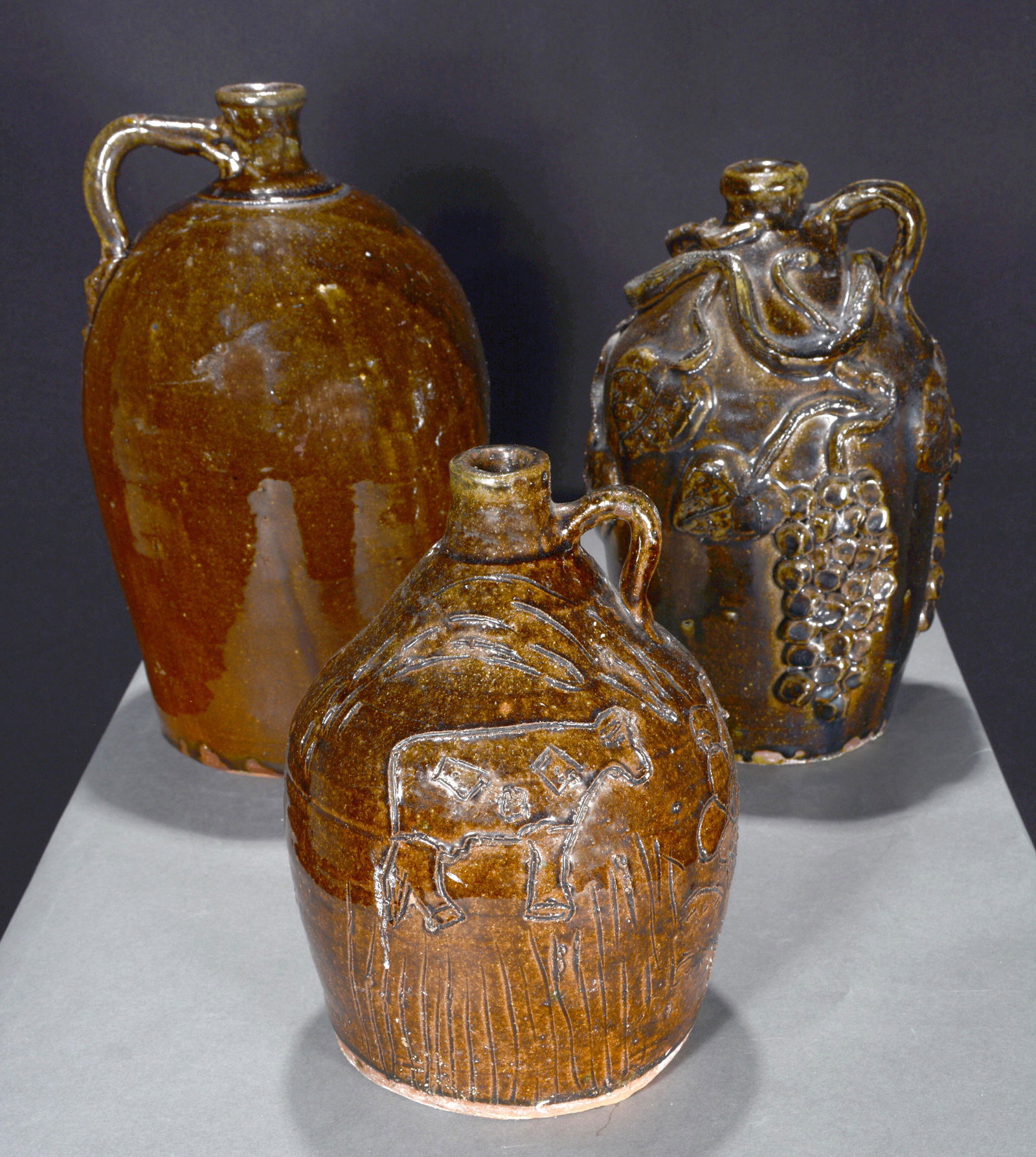 Harold & Grace Nell Hewell. Three Jugs. (1 of 2)