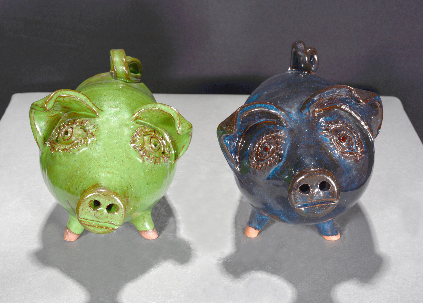Stanley Ferguson. Blue & Green Pigs. (1 of 4)