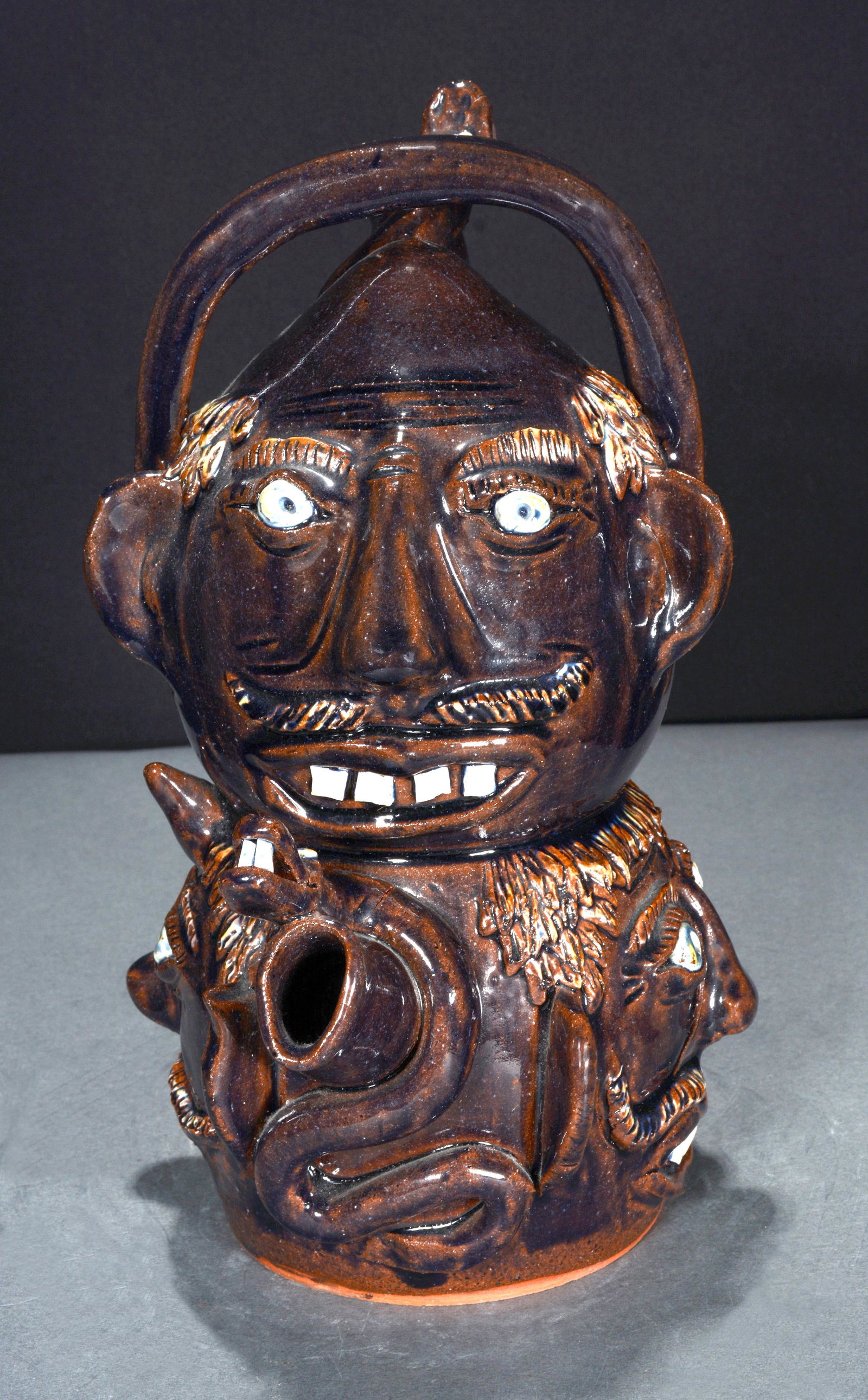 Albert Hodge. Pair of Pottery Jugs. (1 of 11)