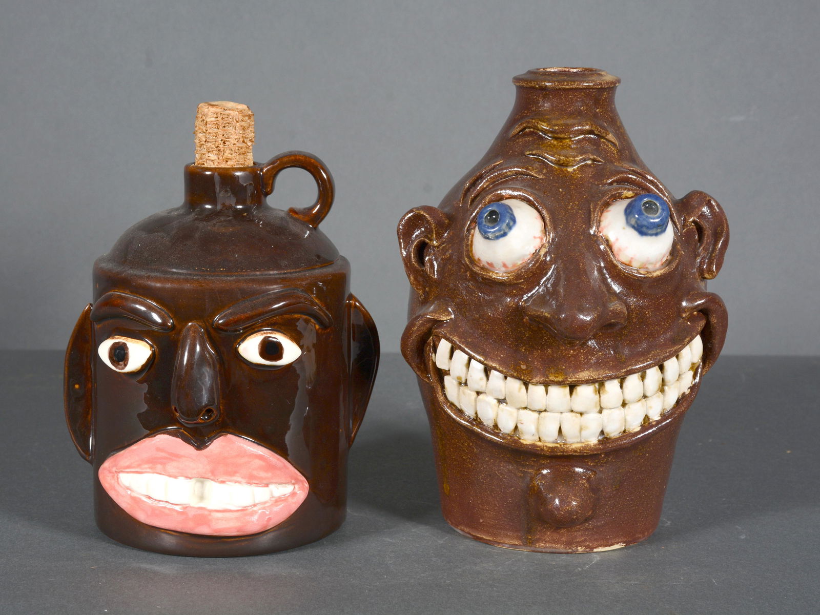 Bonnie & Stacy Lambert. Smiling Face Jugs. (1 of 3)